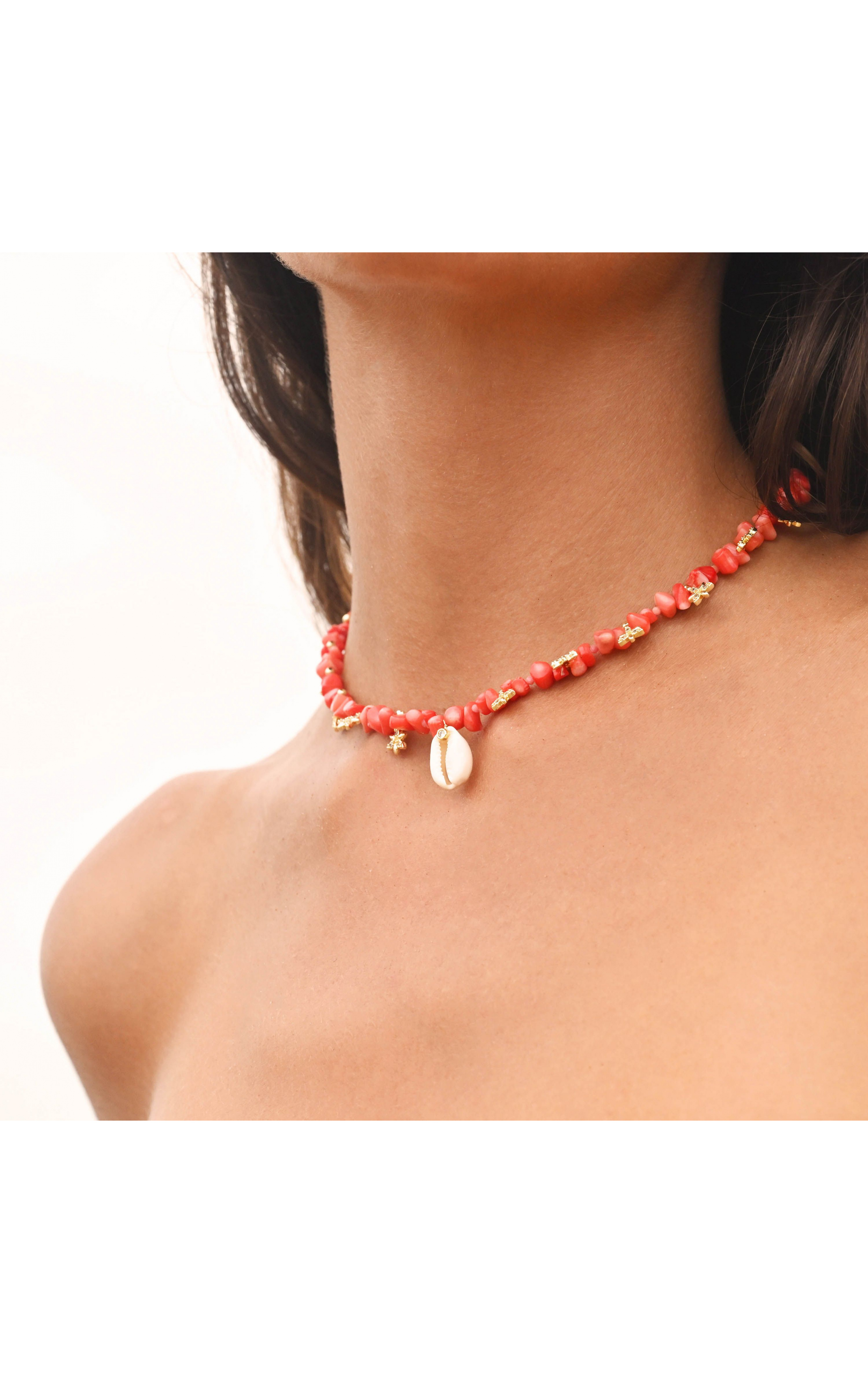 Collier Papouasy Corail