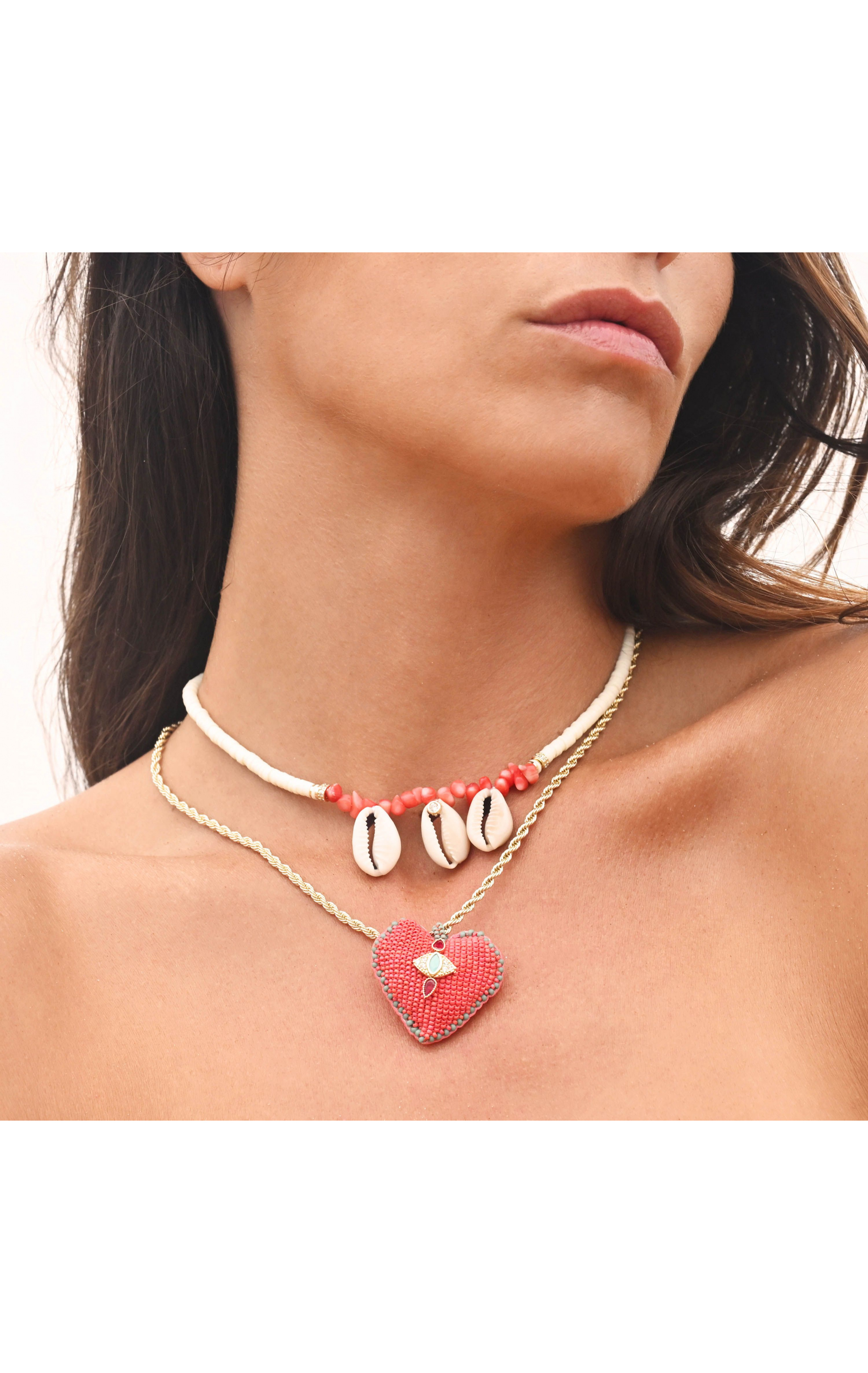 Collier Bronzett Corail