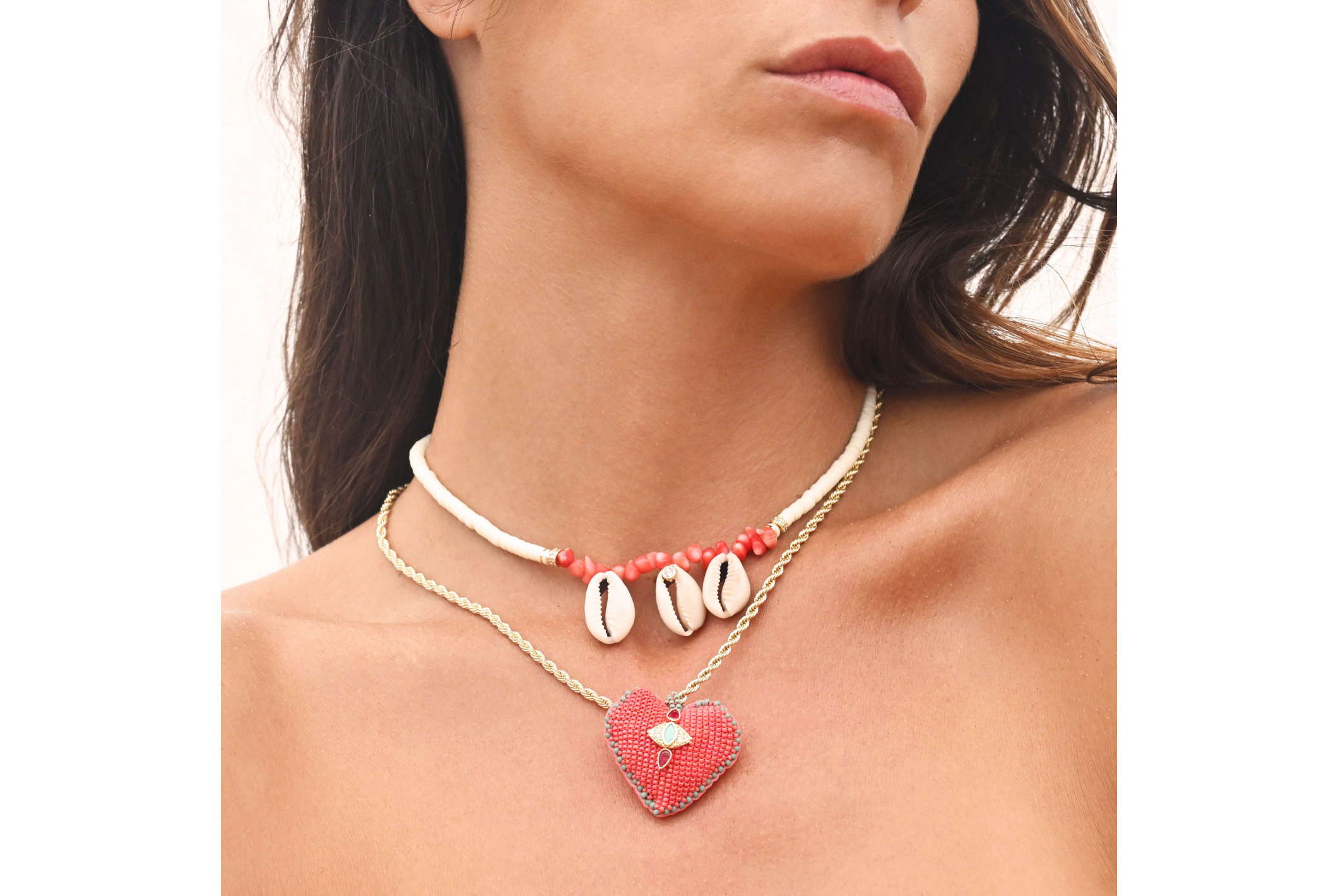 Collier Bronzett Corail