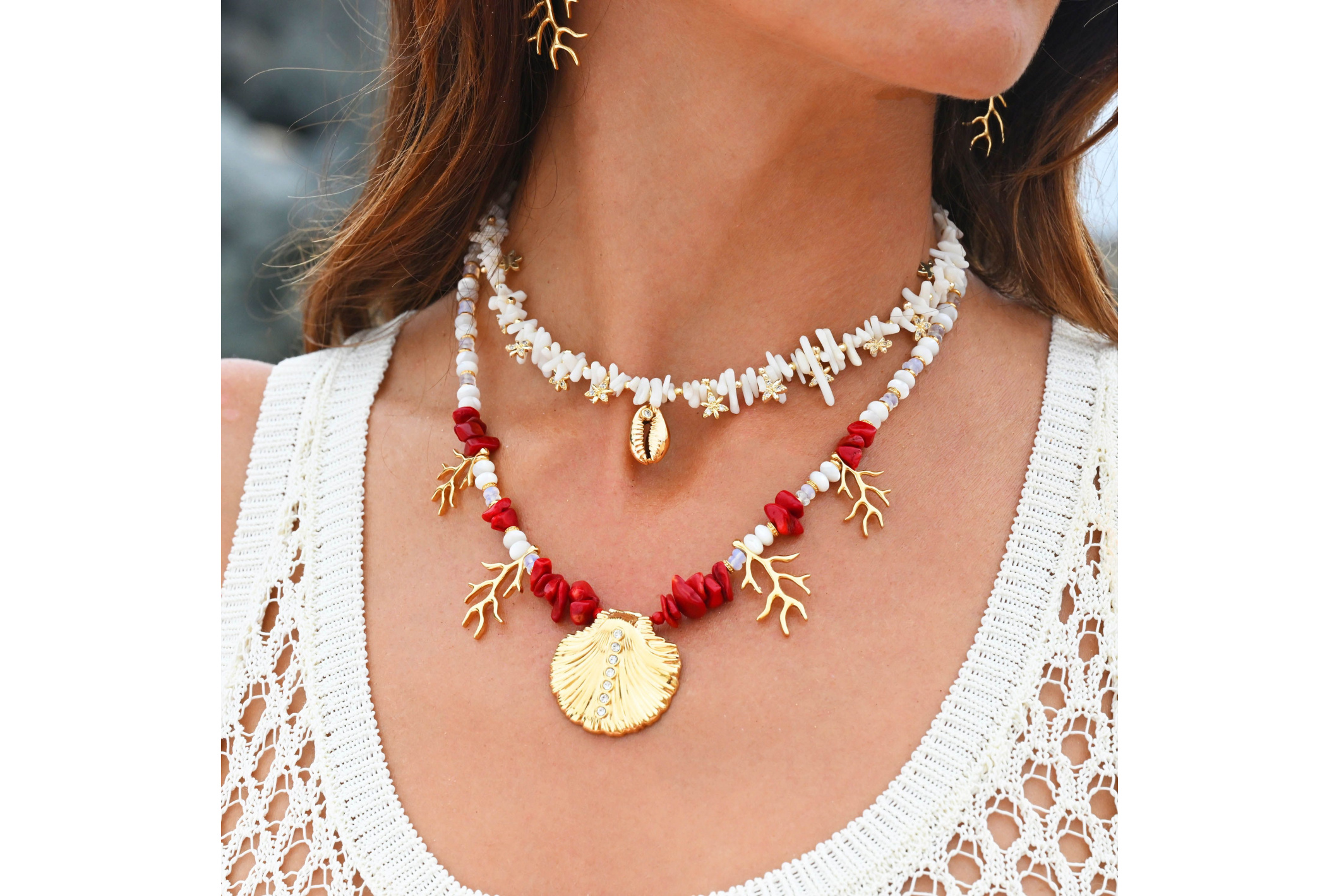 Collier Arele Corail