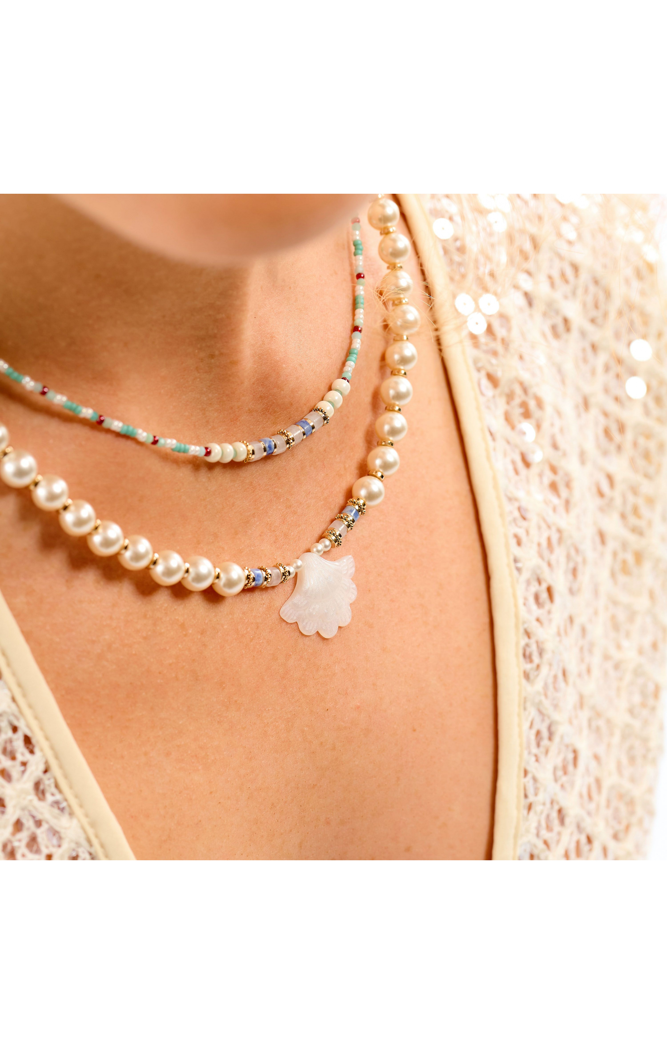 Collier Kerena Blanc