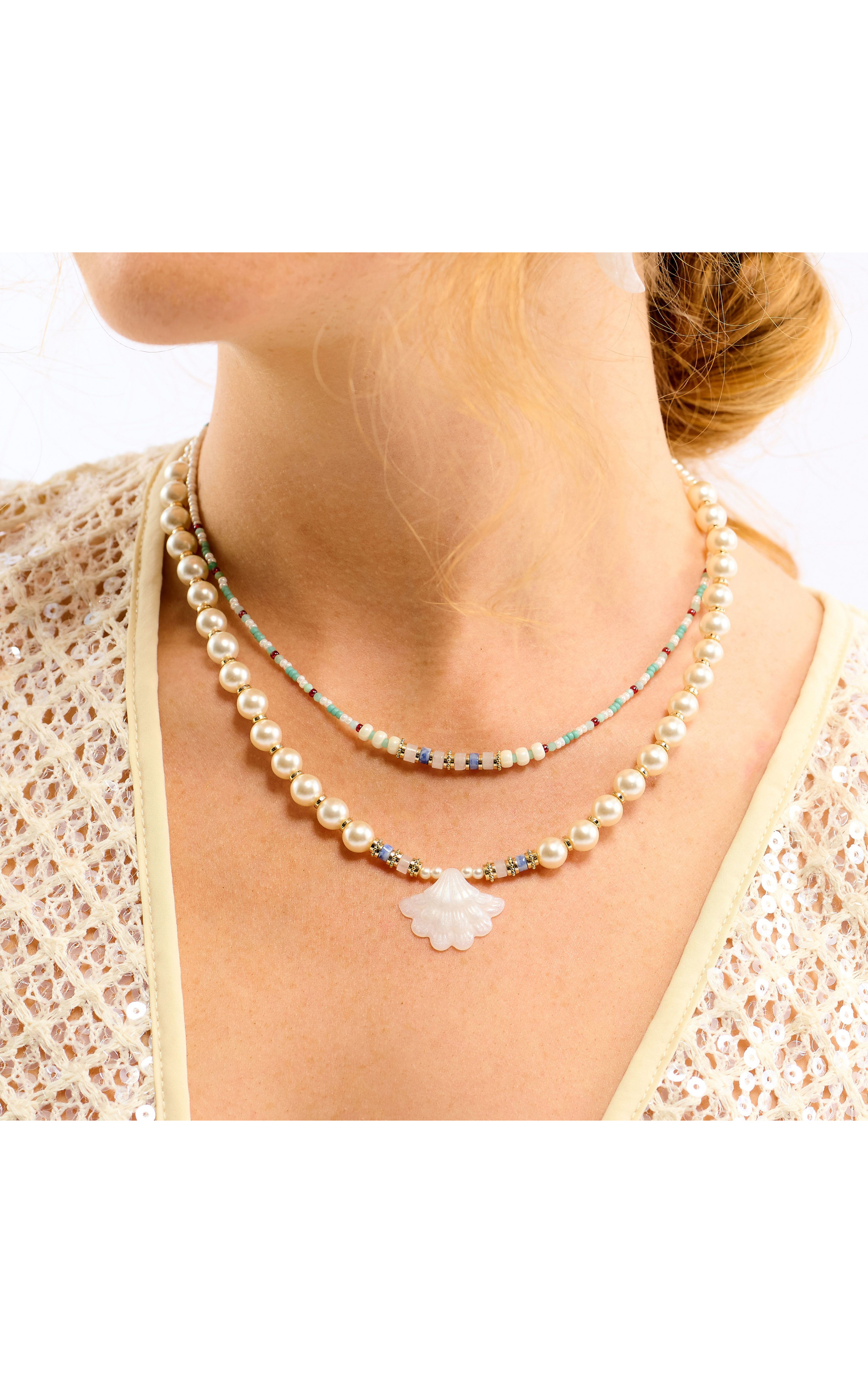 Collier Kerena Blanc