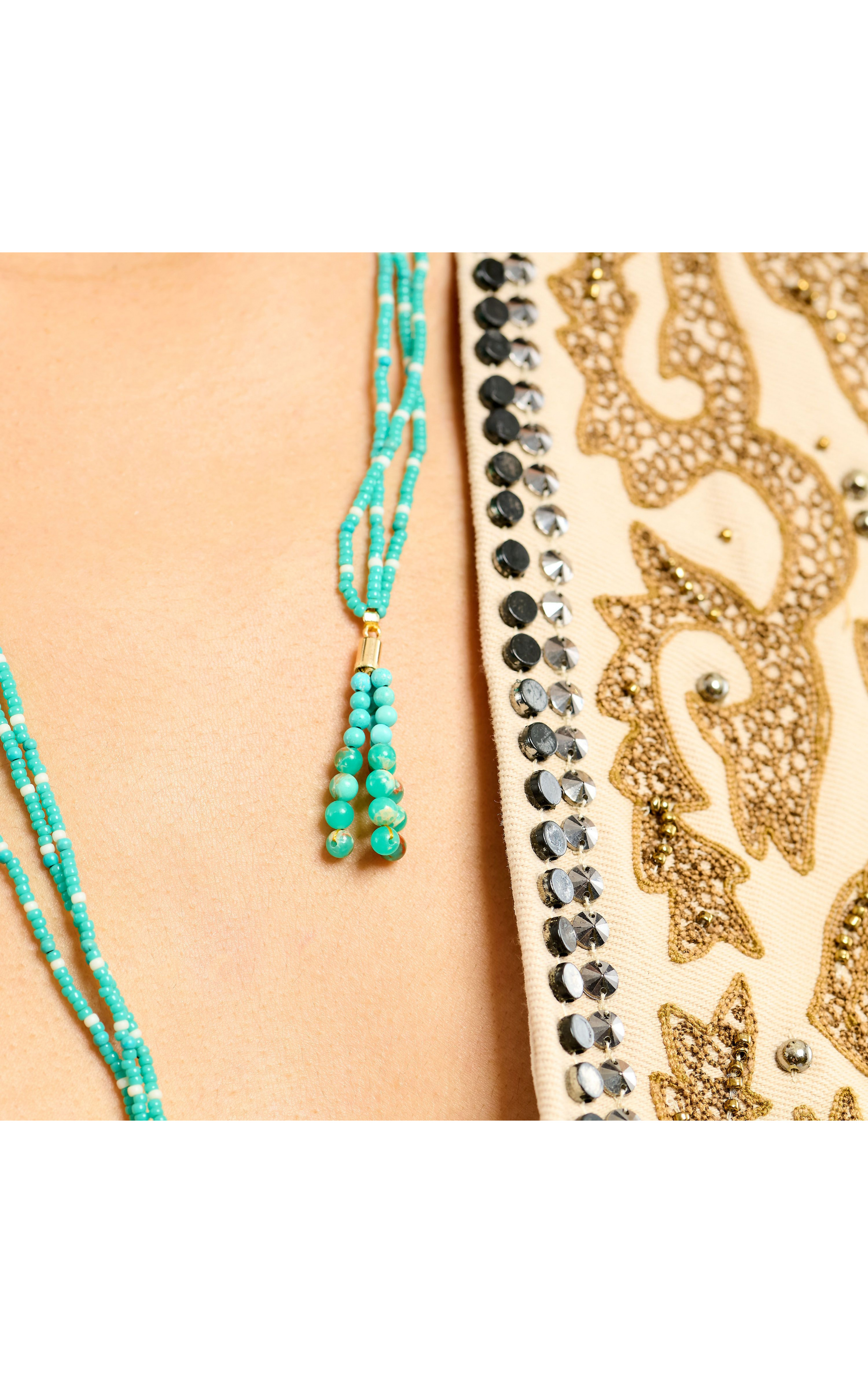 Collier Neptun Turquoise