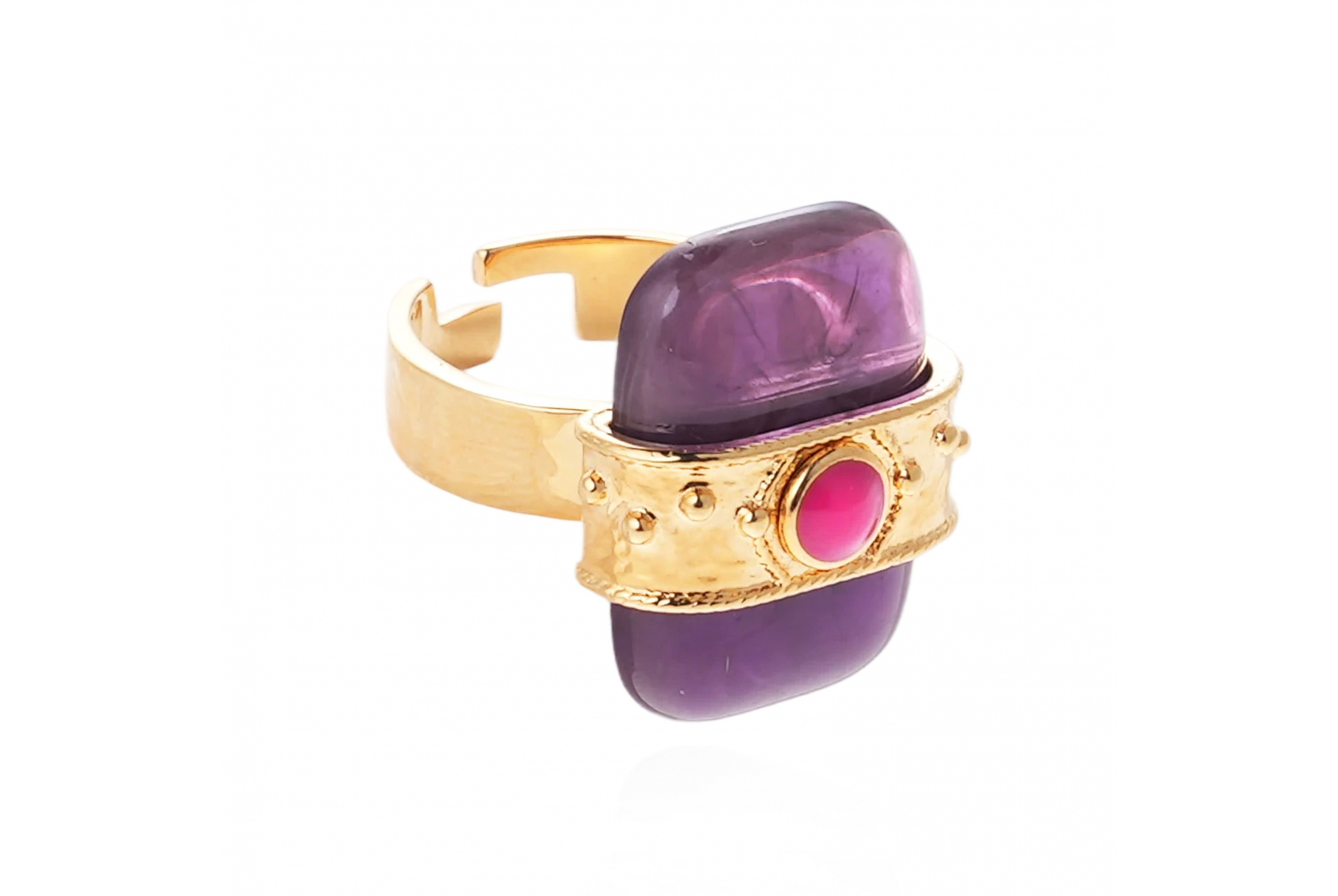 Bague Nepali Lilas