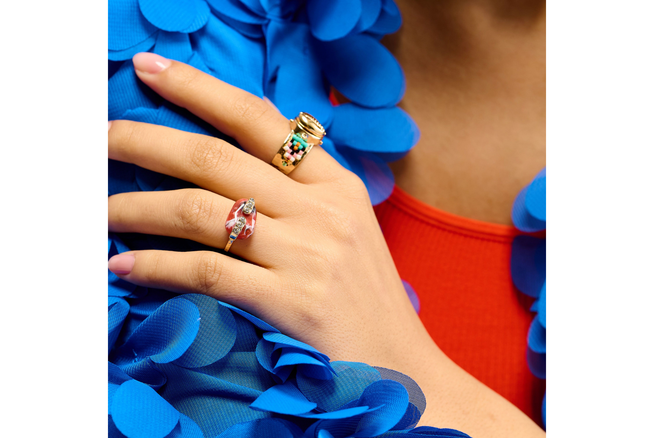 Hipanema Ring Precious ambre