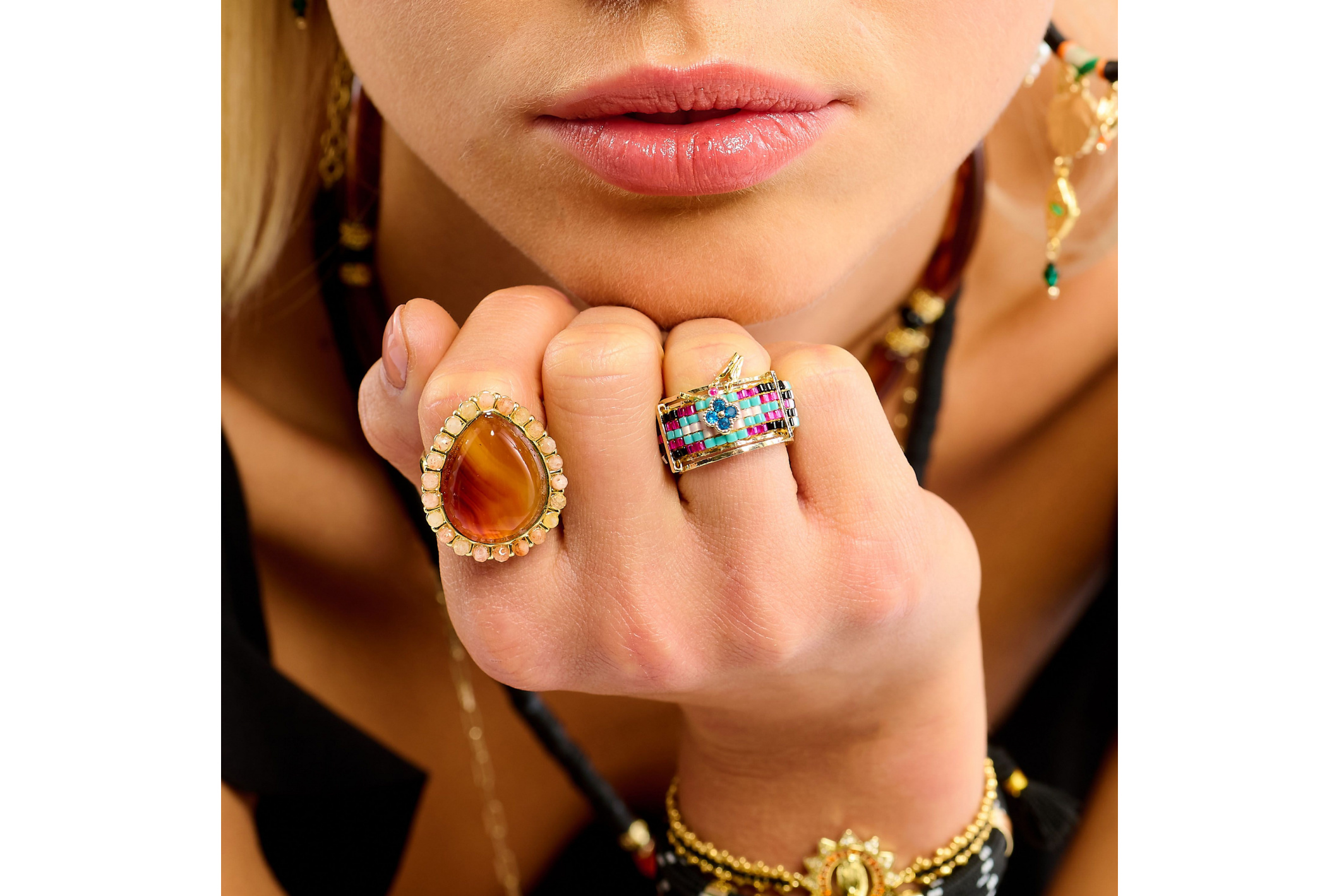 Hipanema Bague Kylim Noir