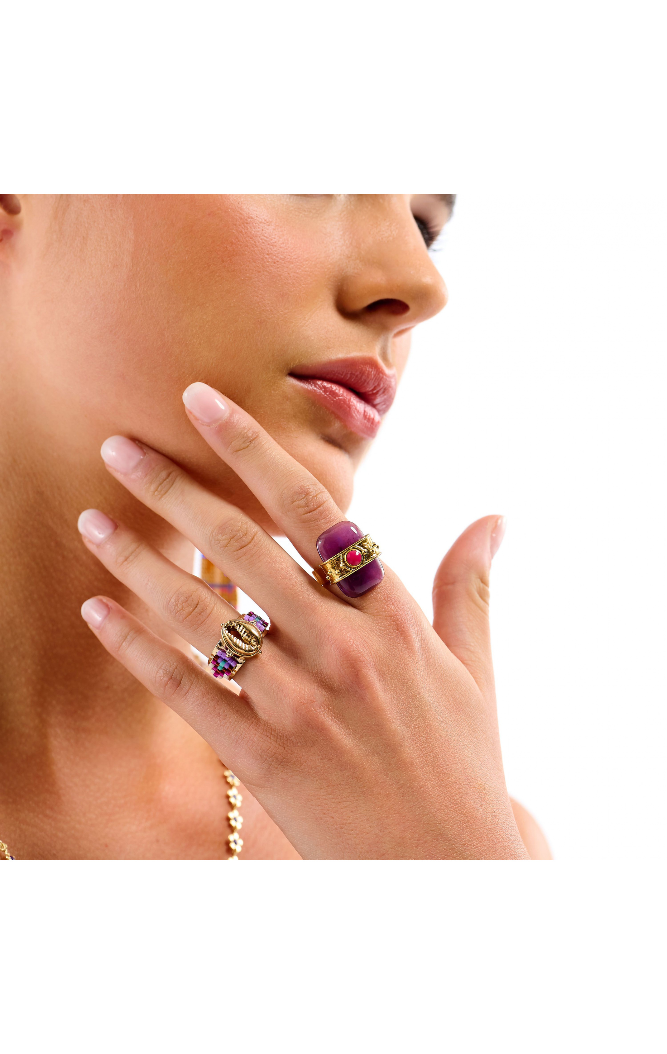 Bague Zenith Lilas