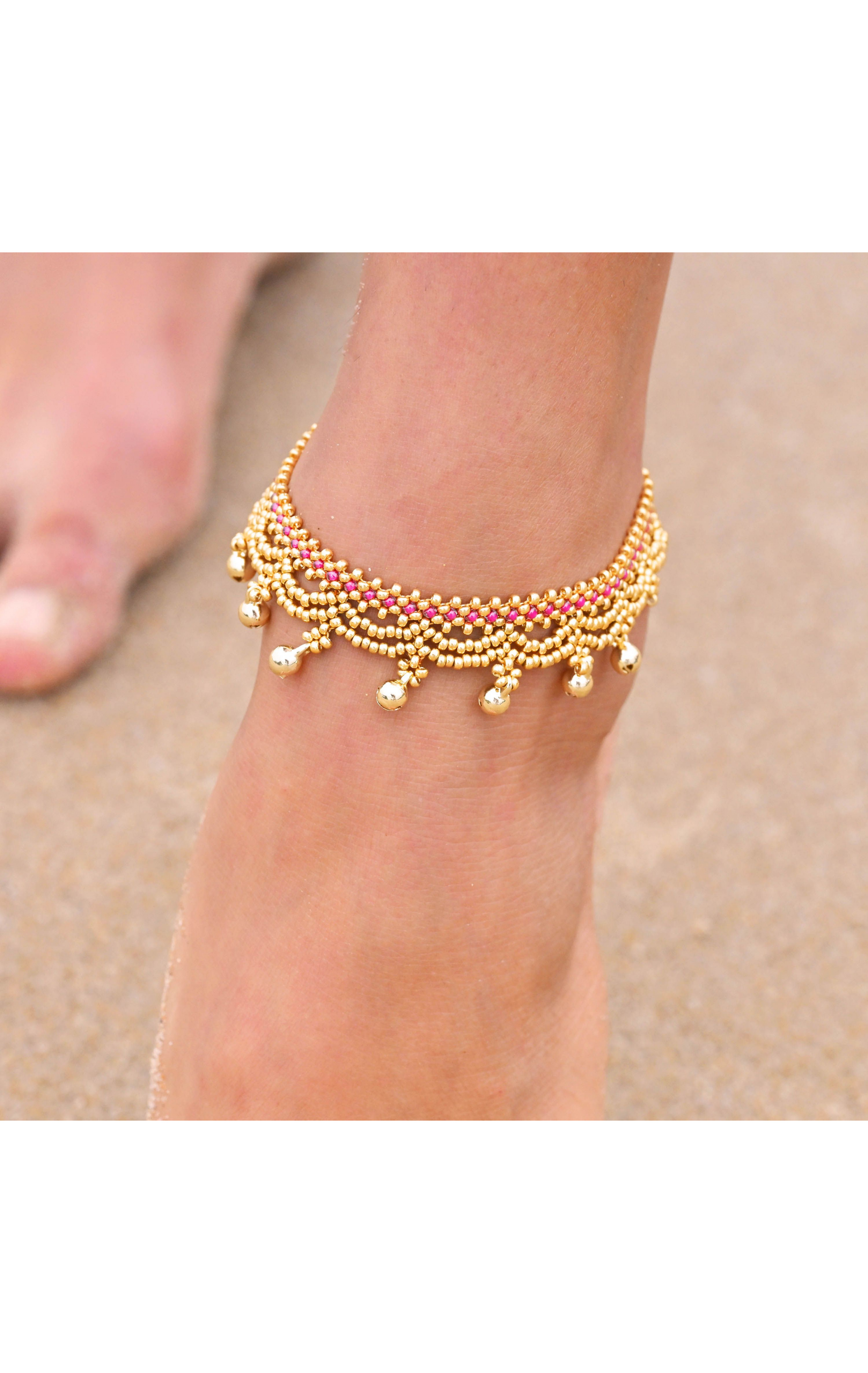 Bracelet de cheville Amapa Doré