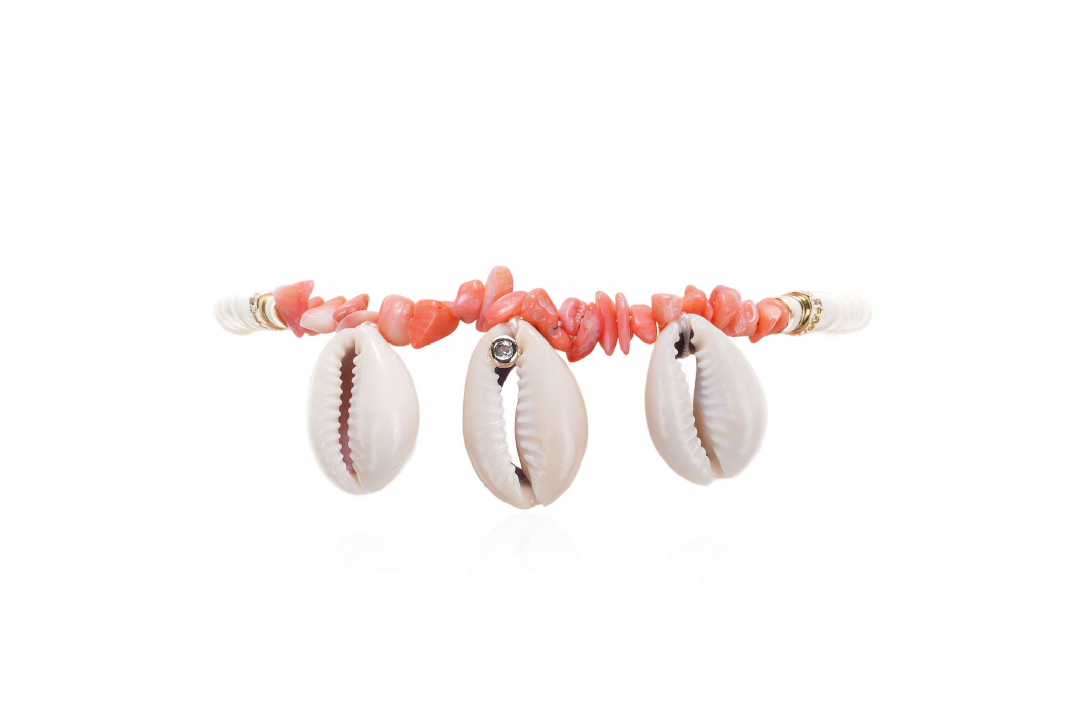 Bracelet de cheville Koralia Corail