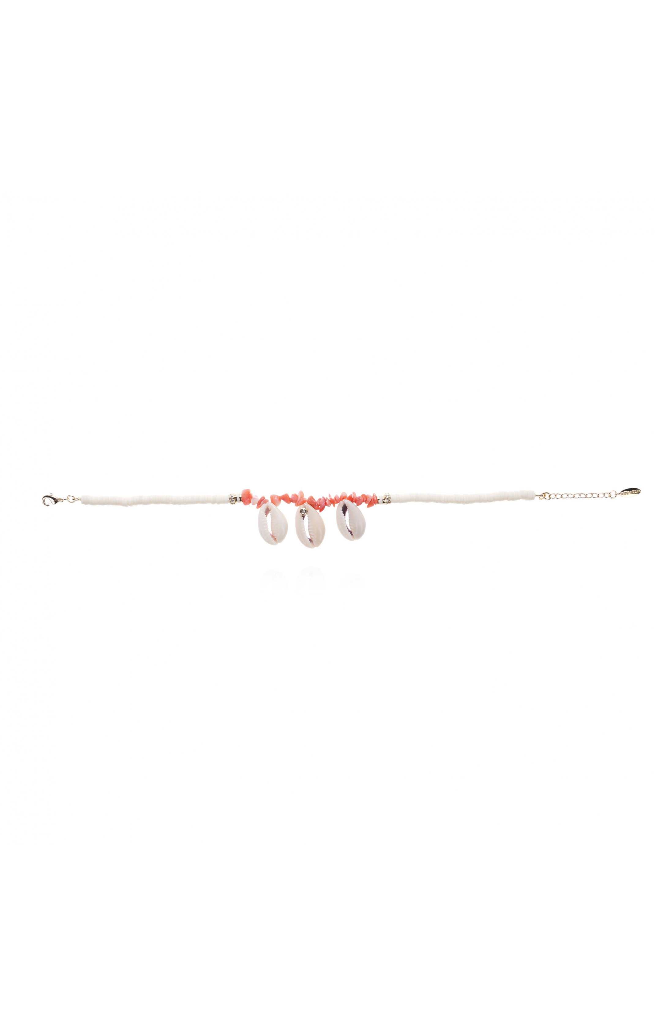 Bracelet de cheville Koralia Corail