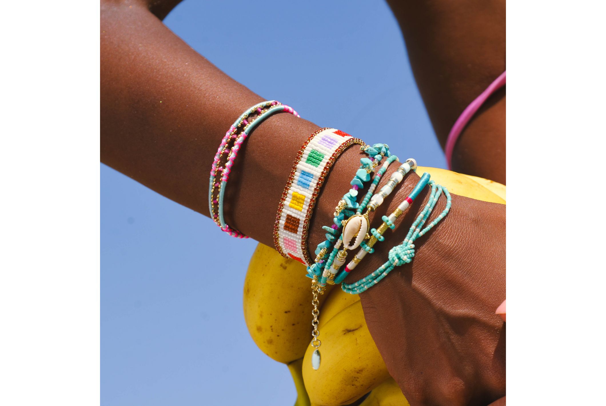 Hipanema Bracelet Benjie Ambre