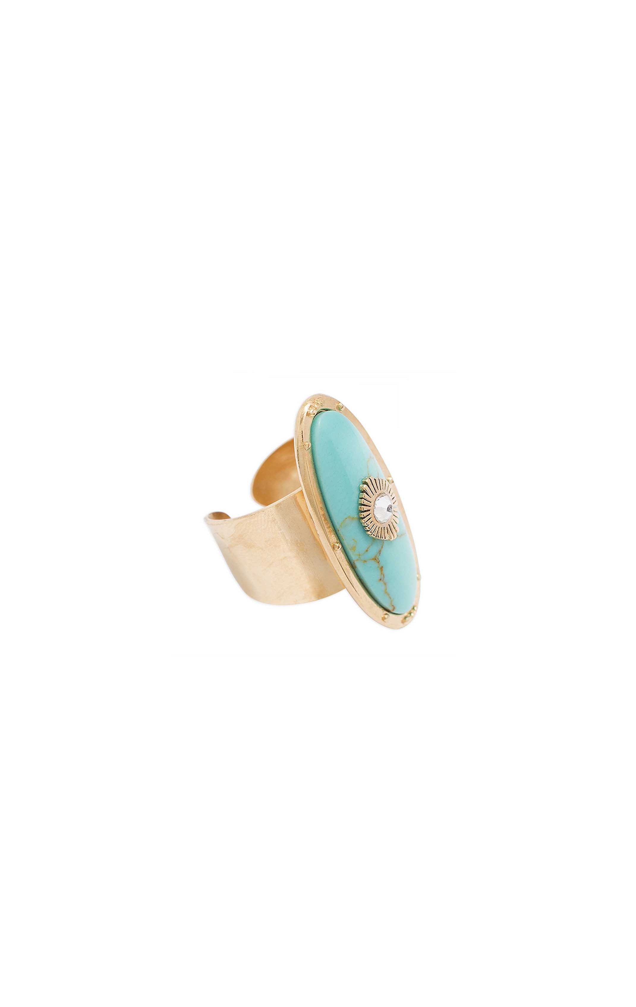 Bague Pacha Bleu Turquoise