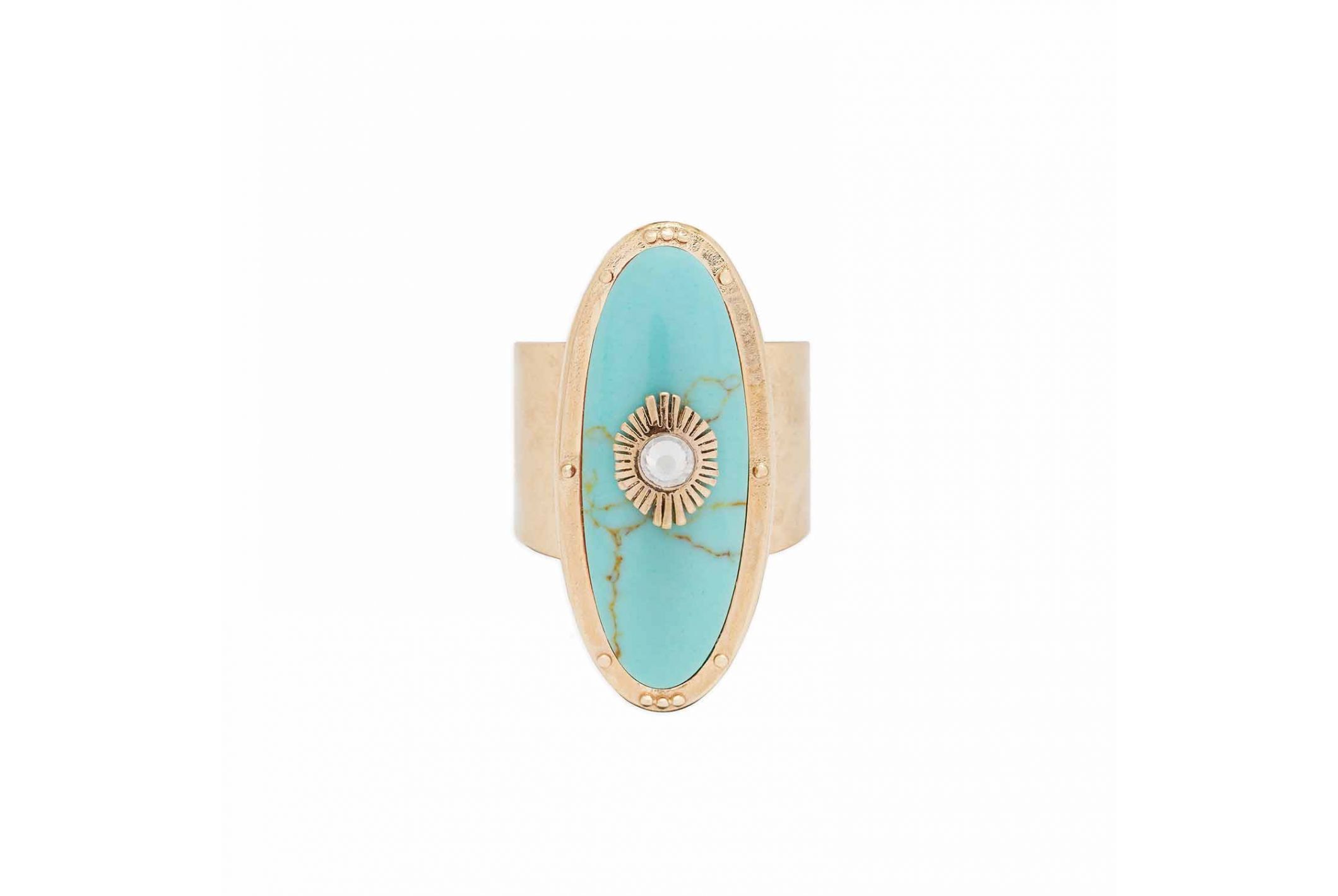 Hipanema Ring Pacha Turquoise Turquoise