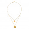 ombre gold necklace