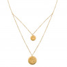 ombre gold necklace