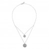 collier ombre silver