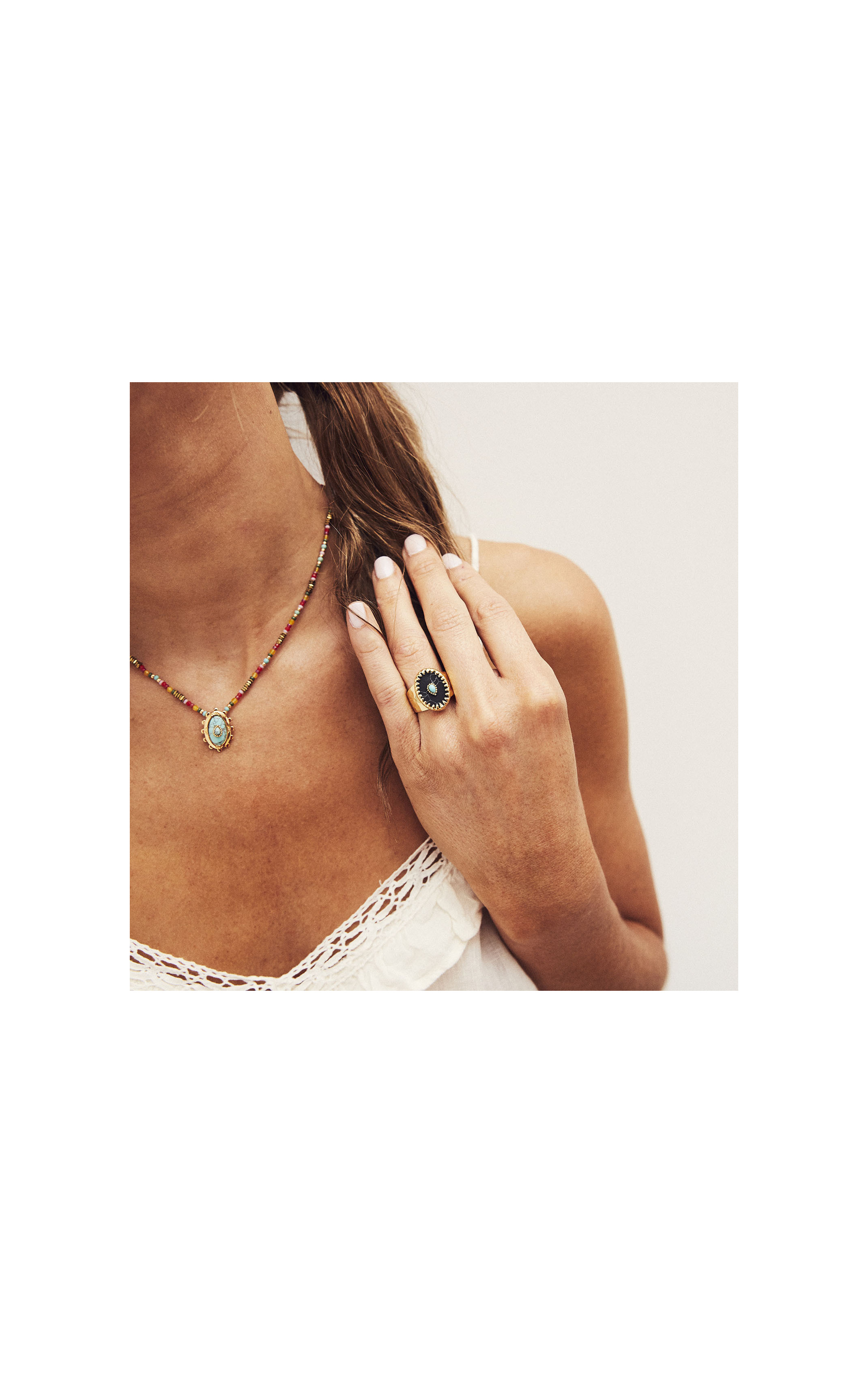 Bague Achille Noir