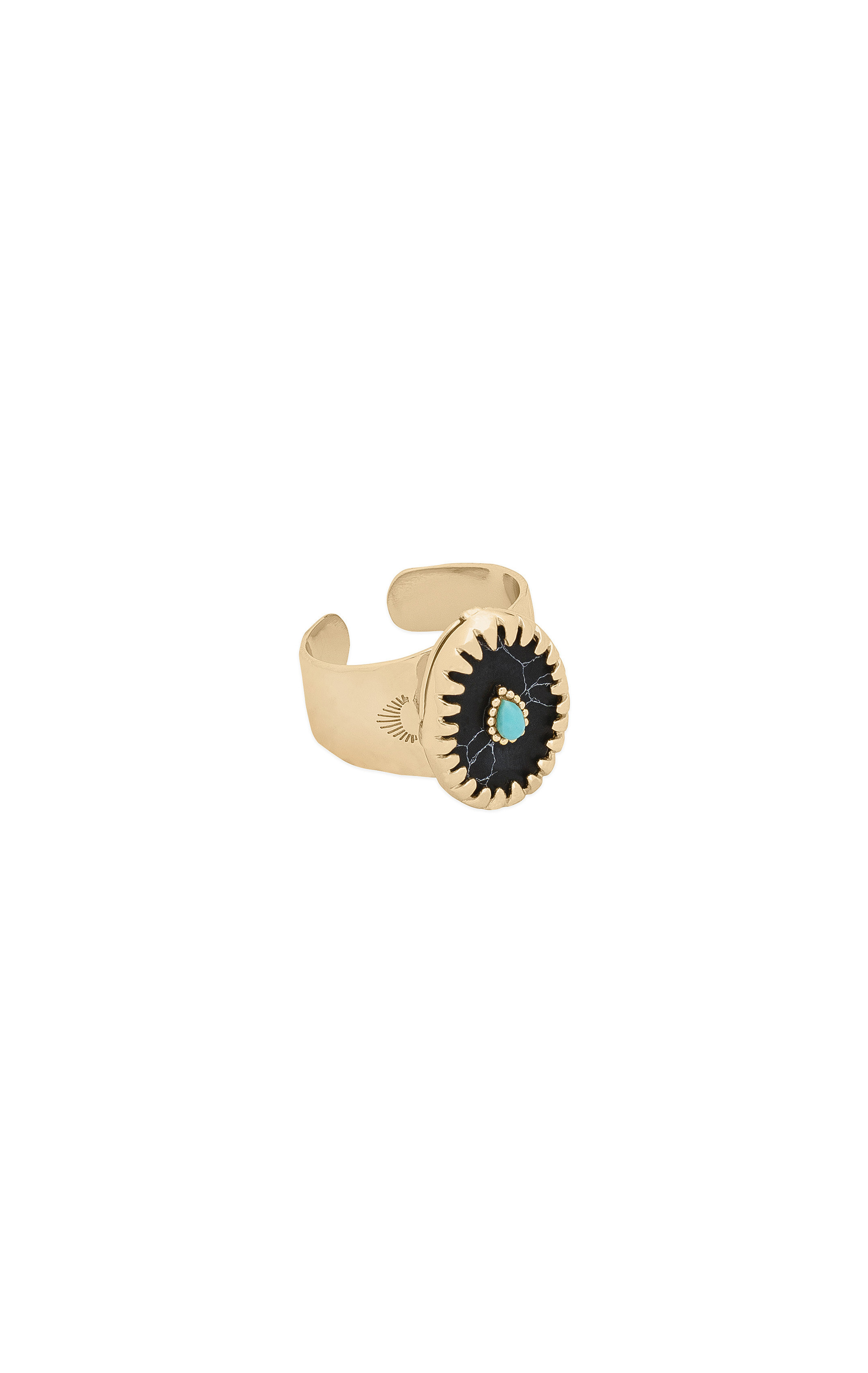 Bague Achille Noir