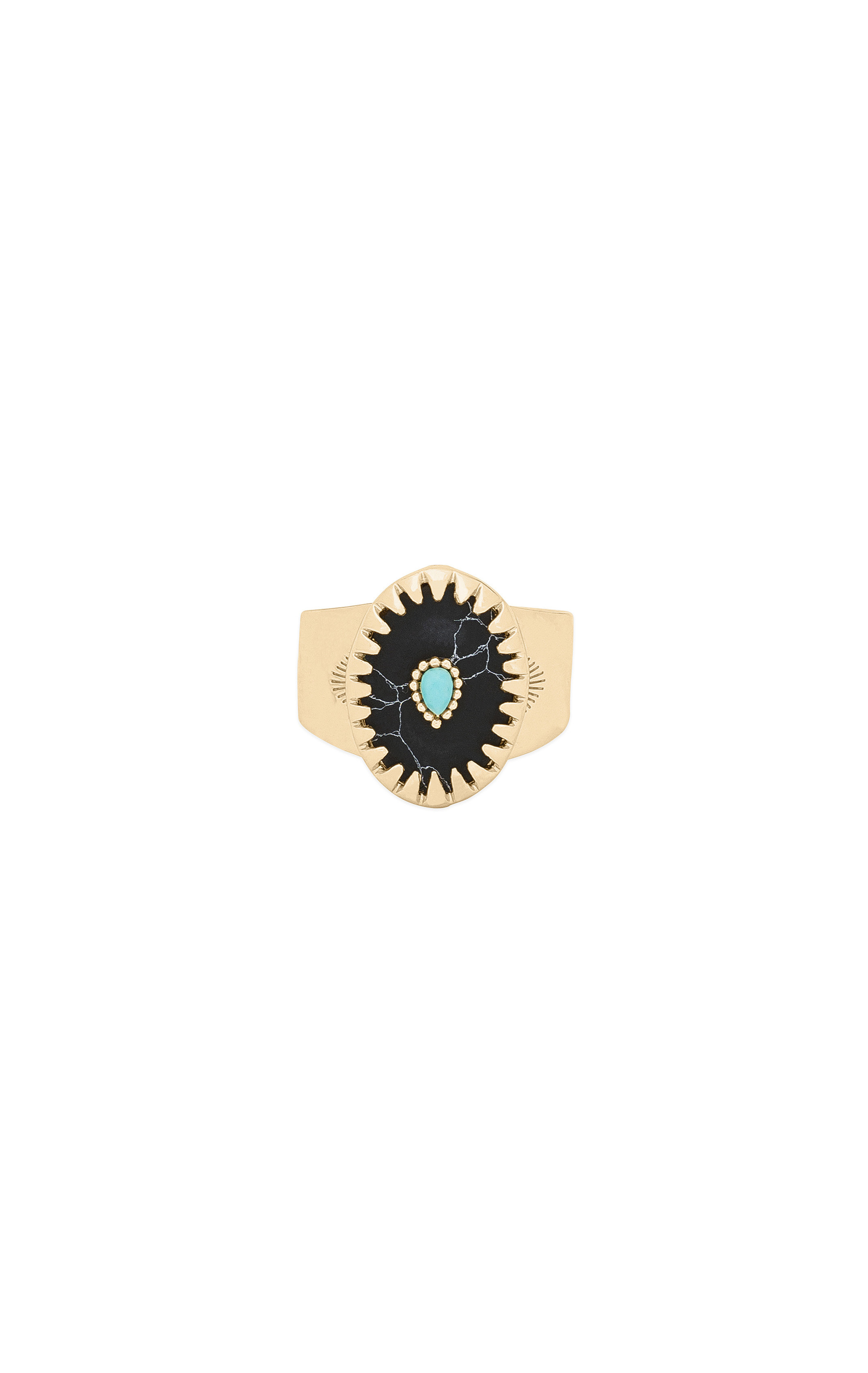 Bague Achille Noir