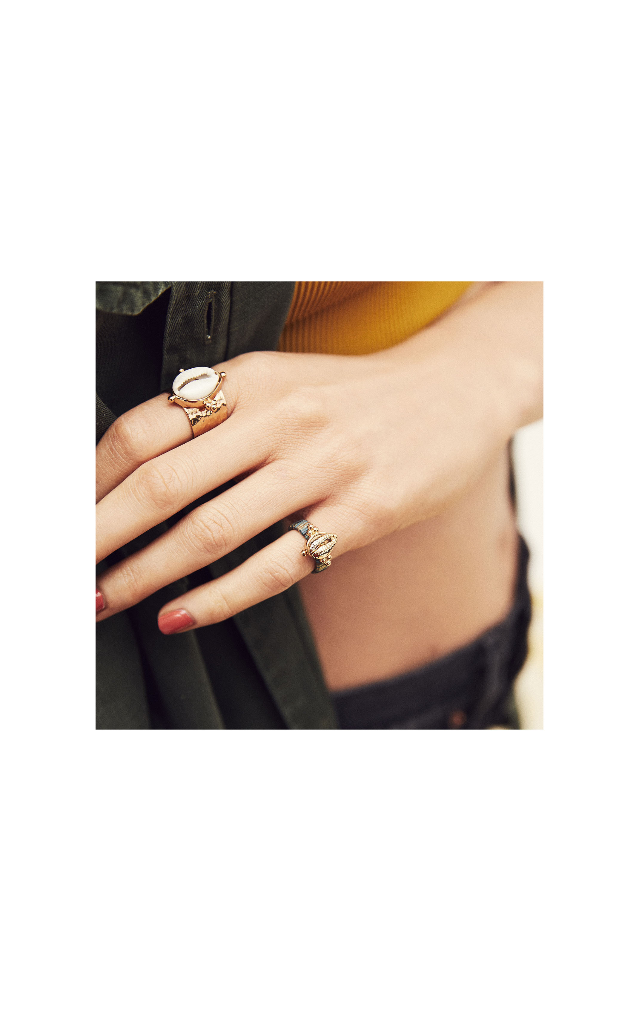 Bague Cancun Kaki