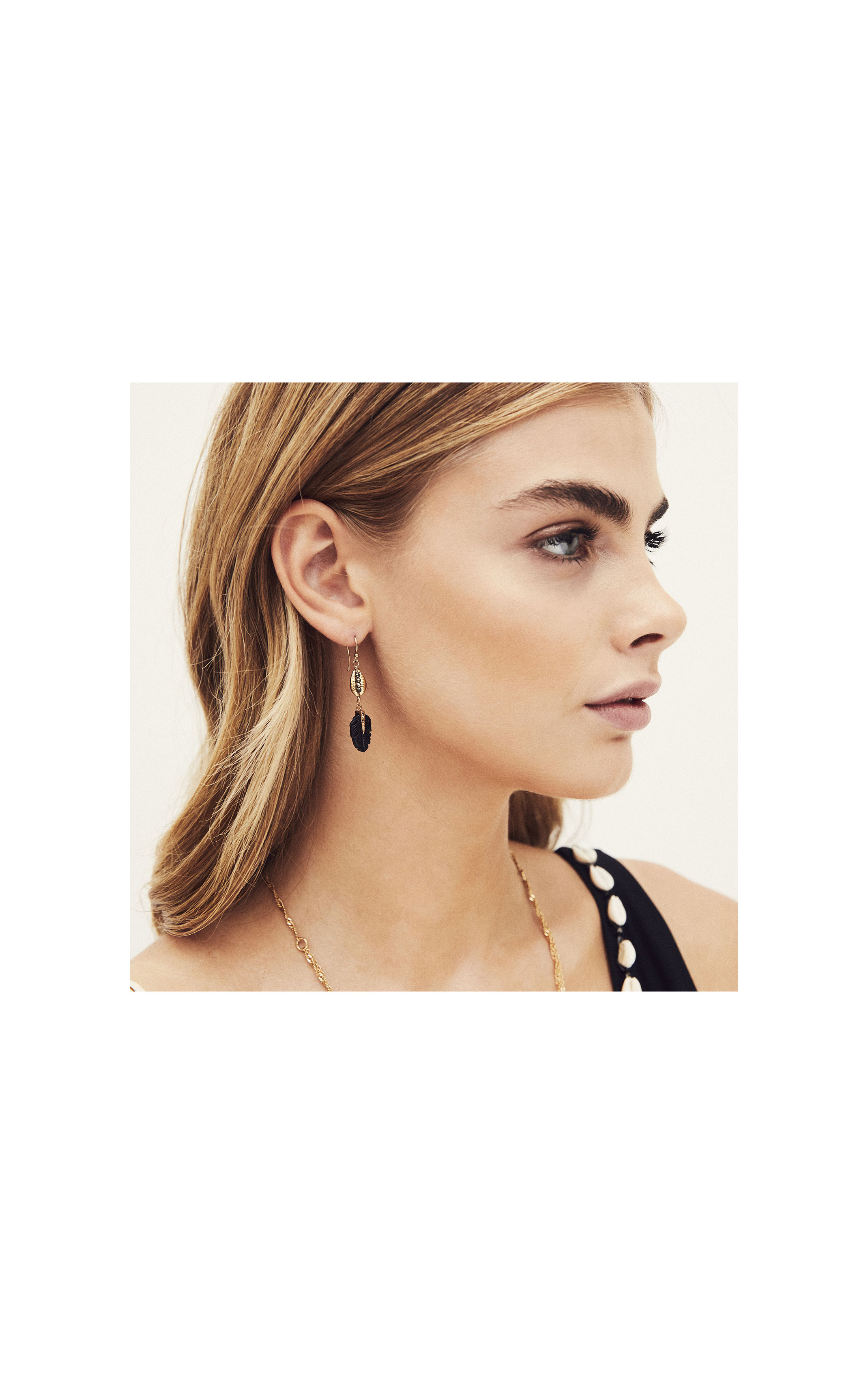 Earrings Kesiah Black Black