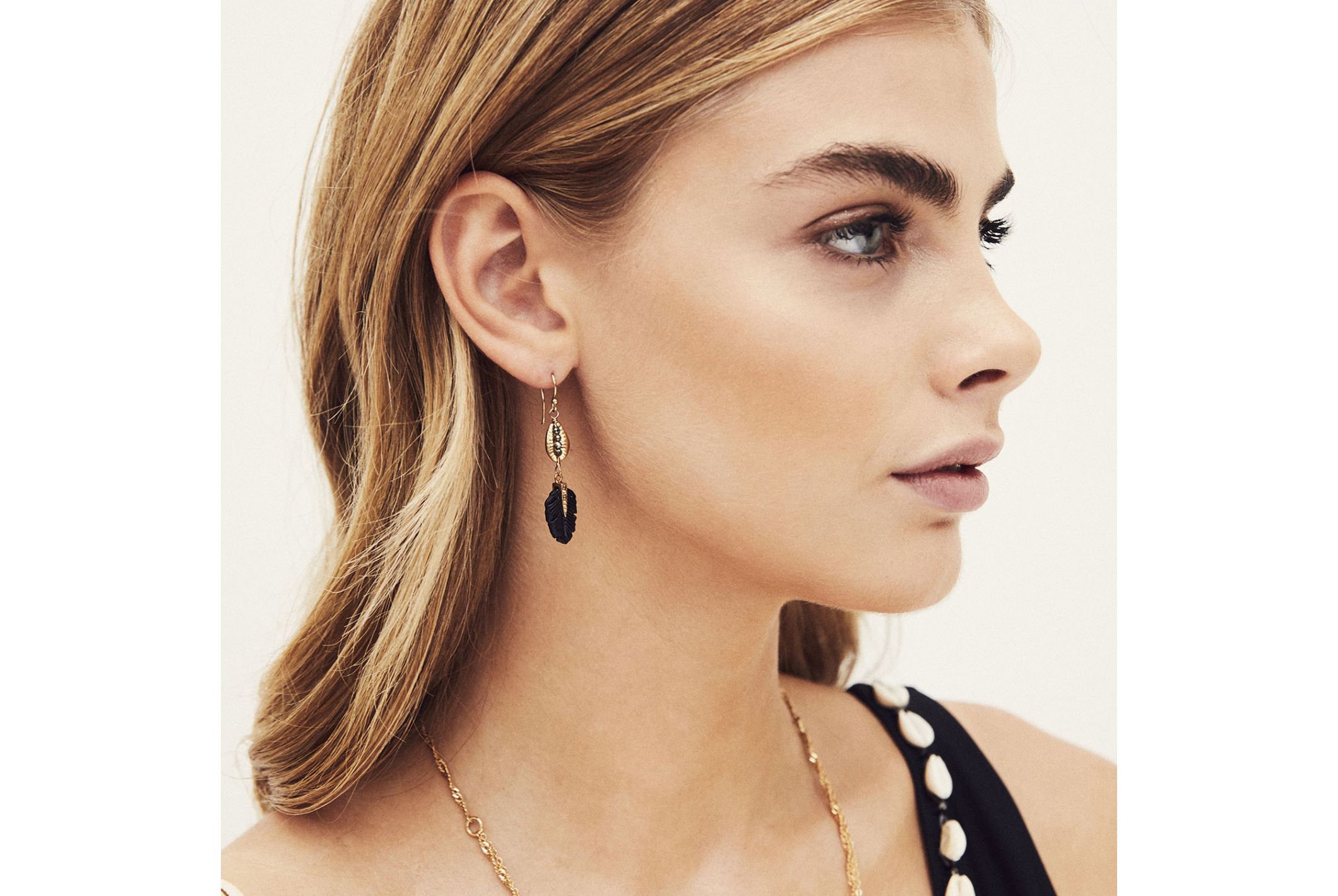 Hipanema Boucles d'oreilles Kesiah Noir