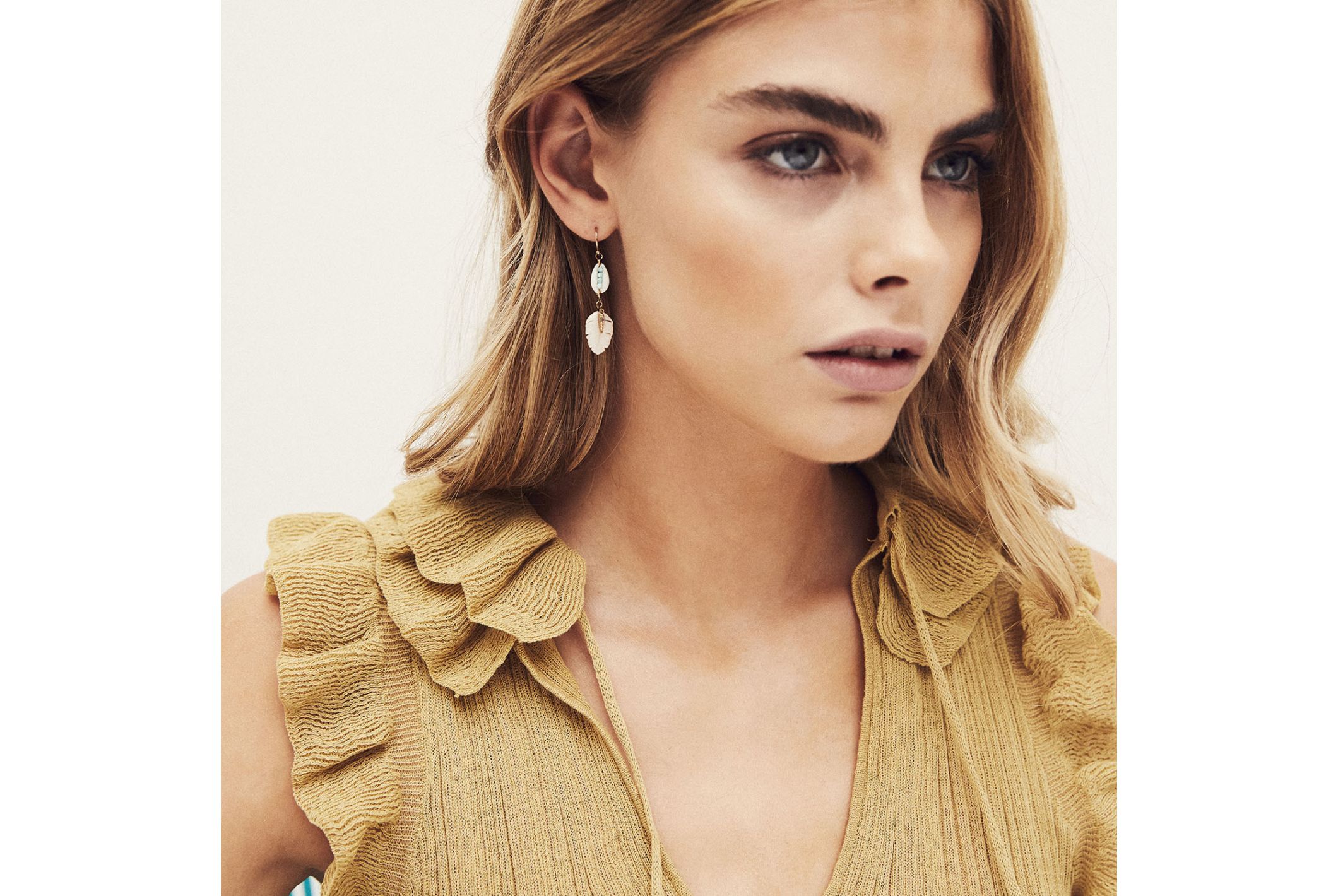 Hipanema Earrings Kesiah White White