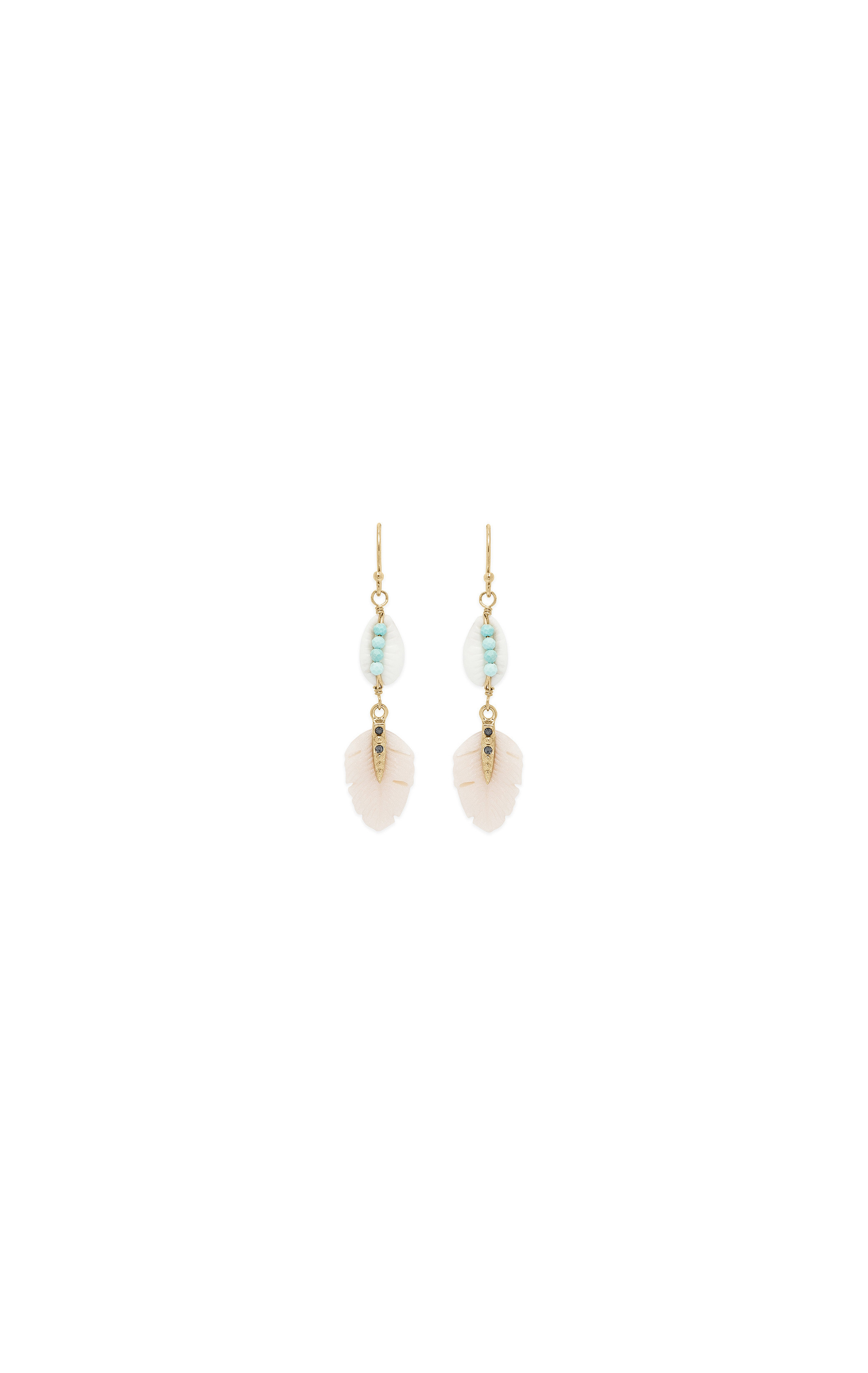 Boucles d'oreilles Kesiah Blanc