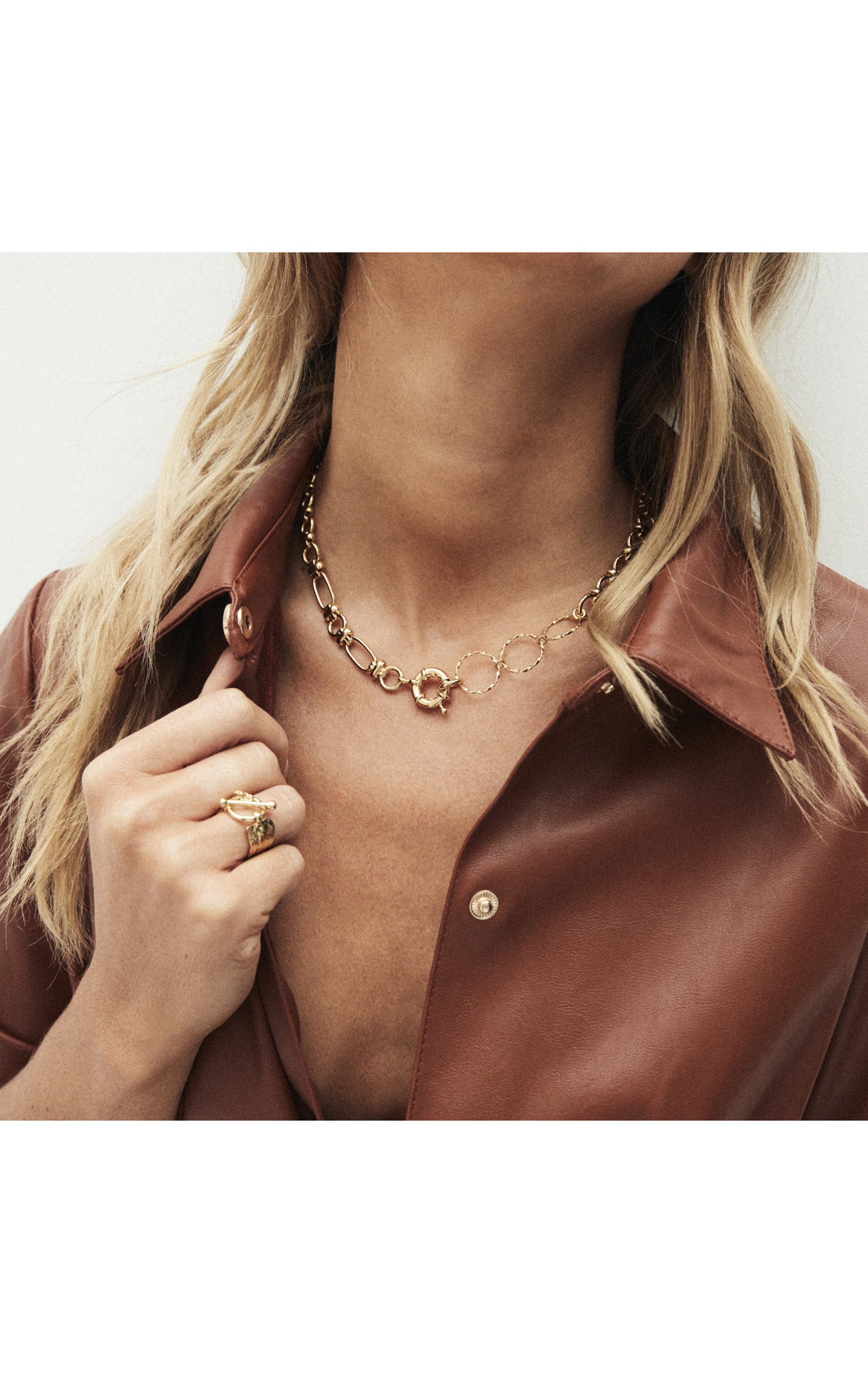 Necklace Folding Gold