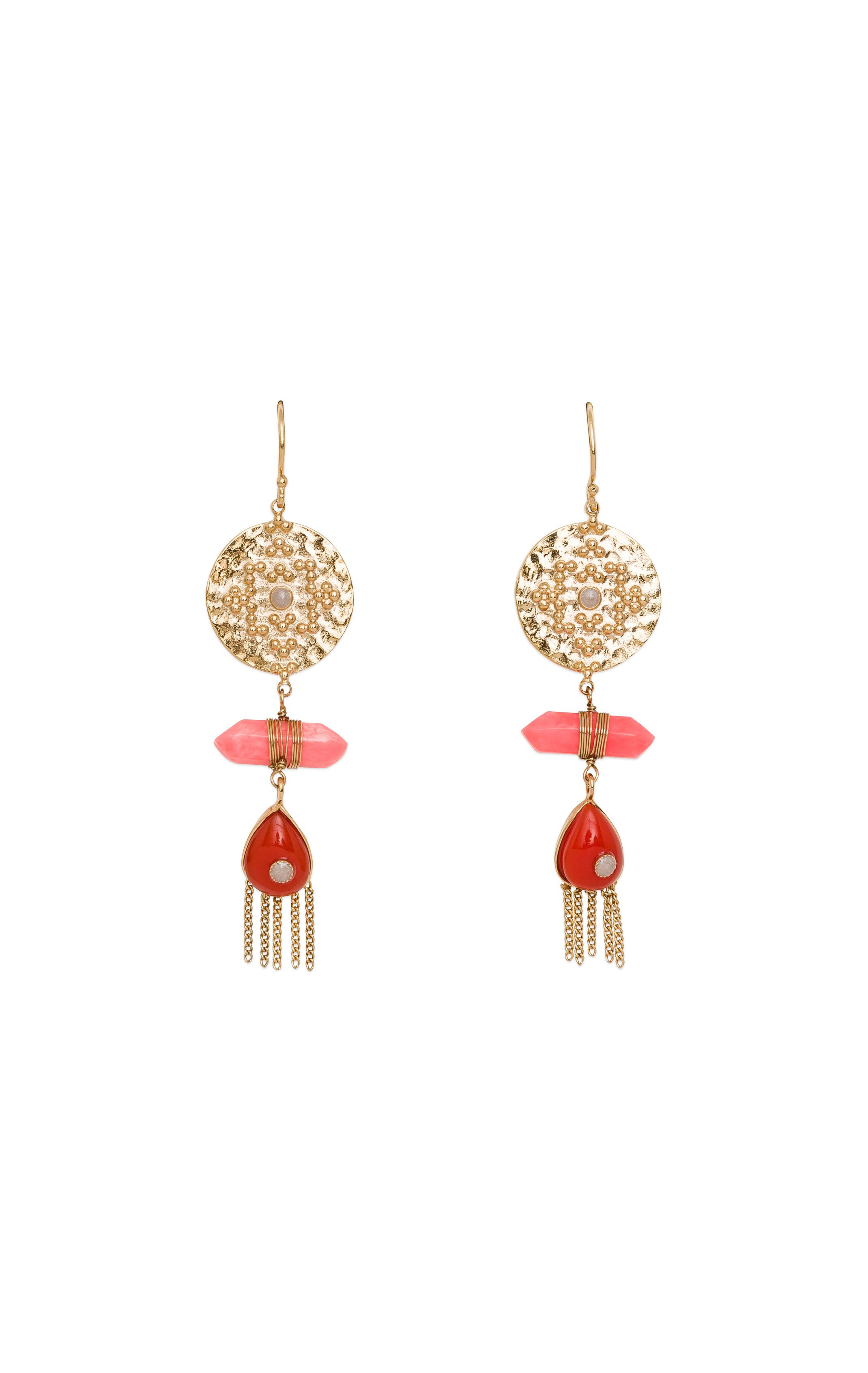 Boucles d'oreilles Beanie Corail