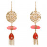 Boucles d'oreilles BEANIE CORAL