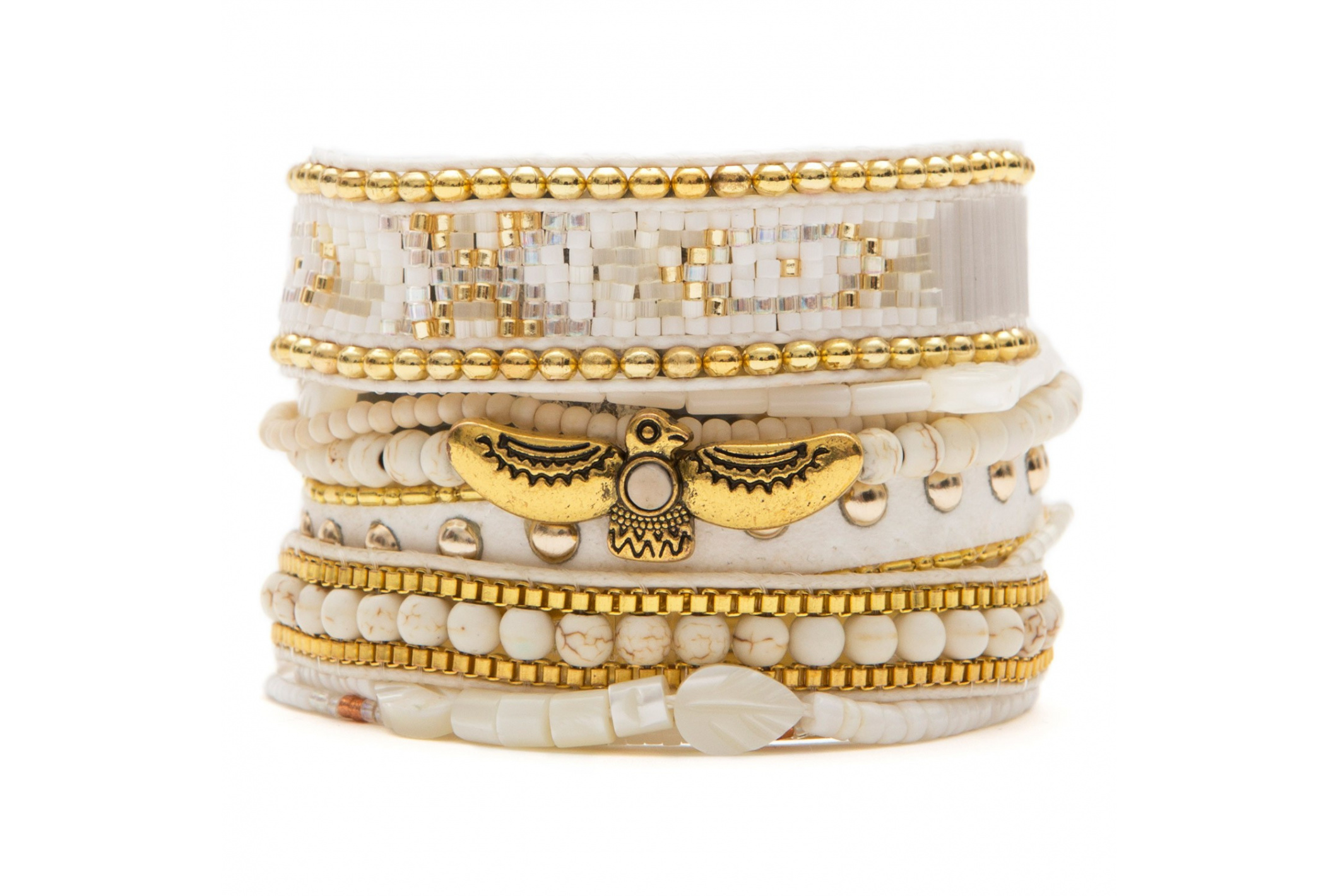Hipanema Cuff Olympe White