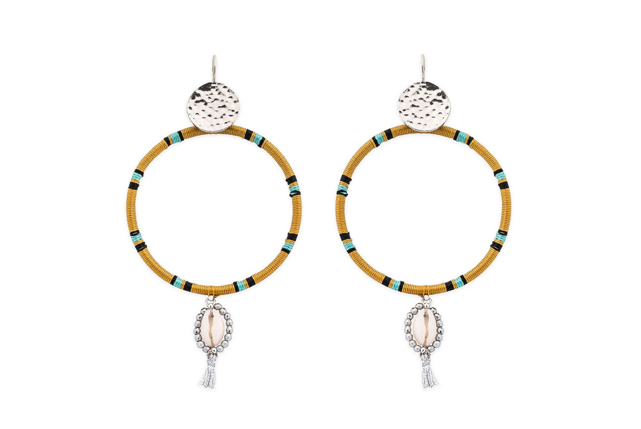 Hipanema Earrings Kokomo Maïs Yellow