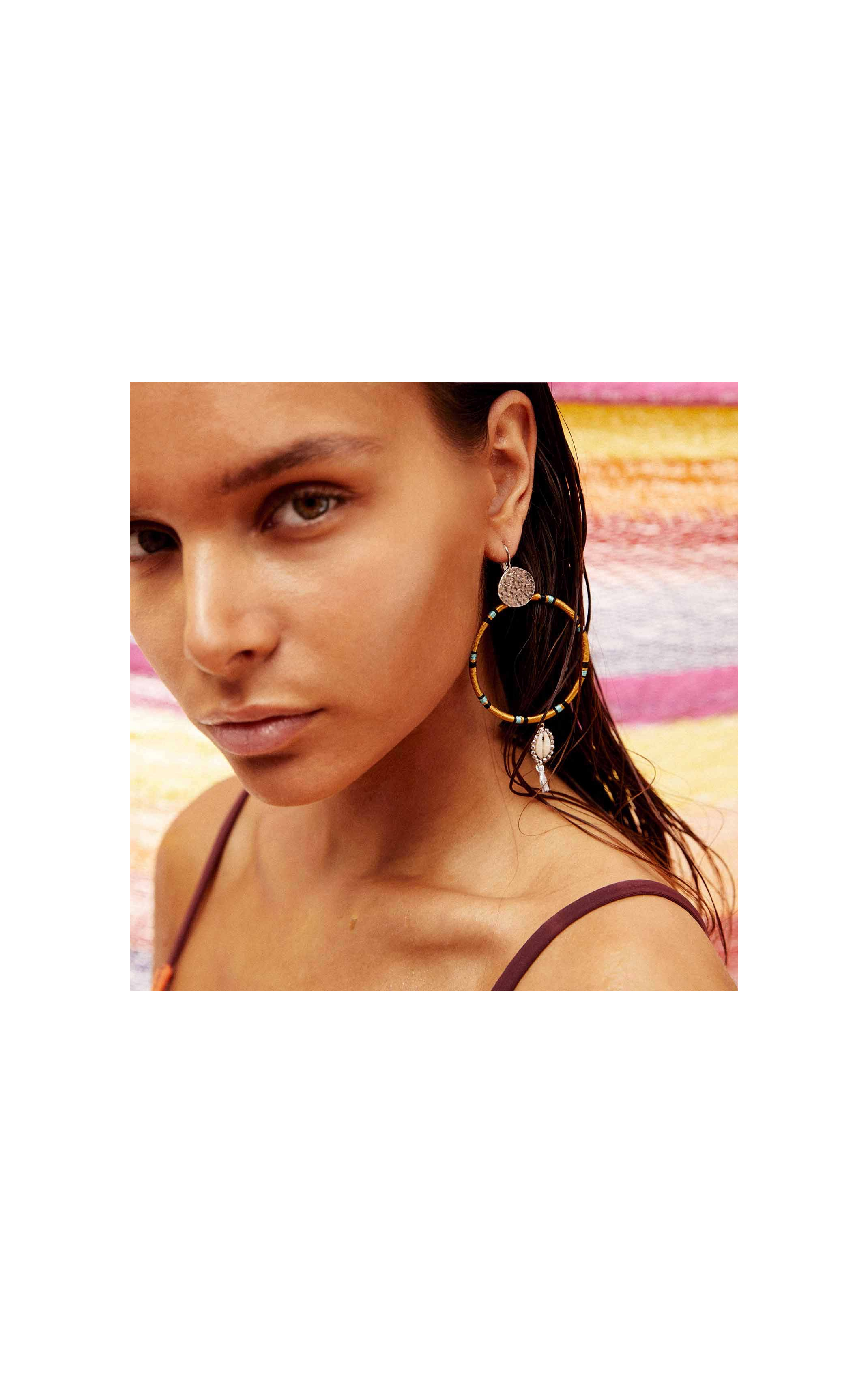 Earrings Kokomo Maïs Yellow