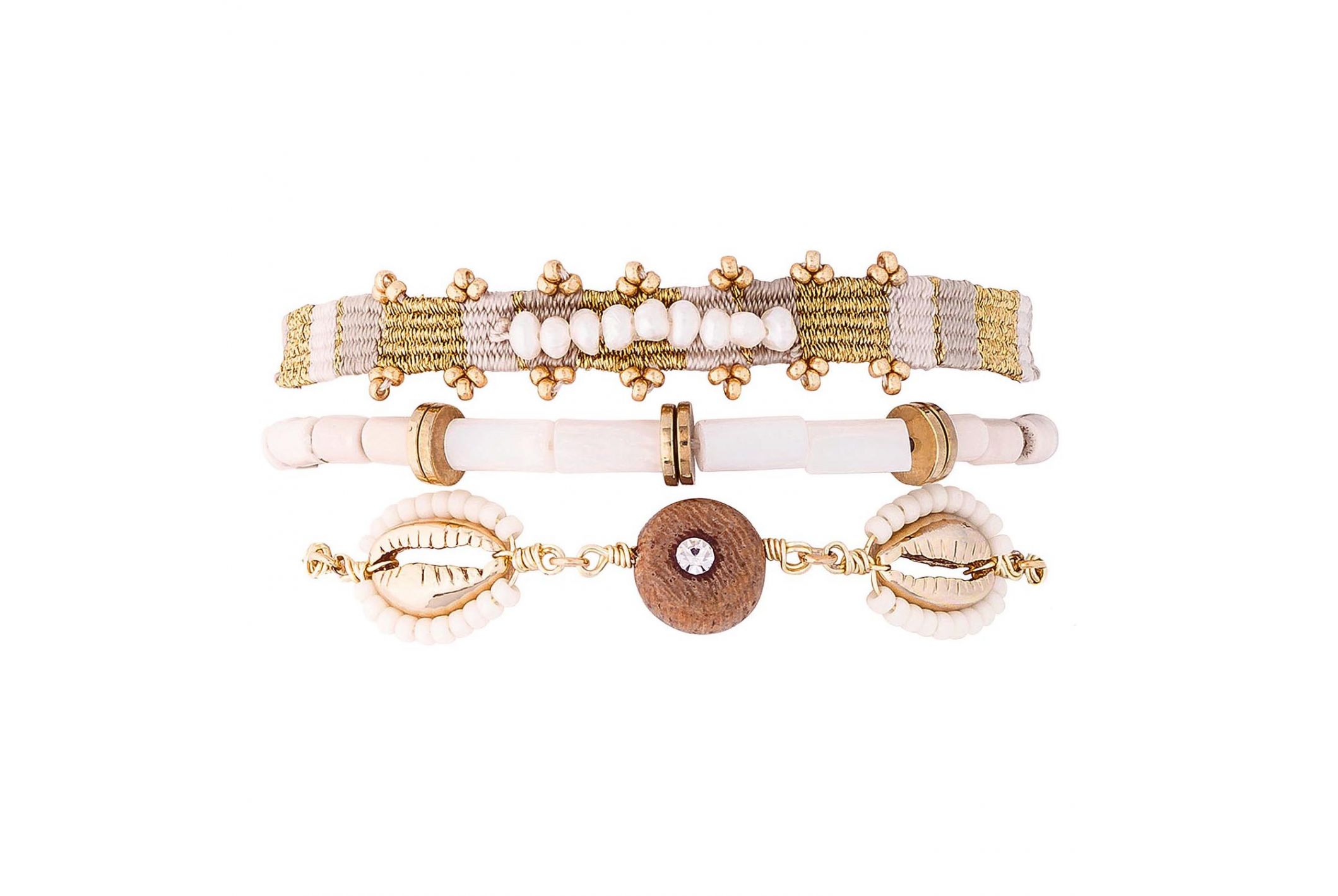 Hipanema Cuff Robinson White White