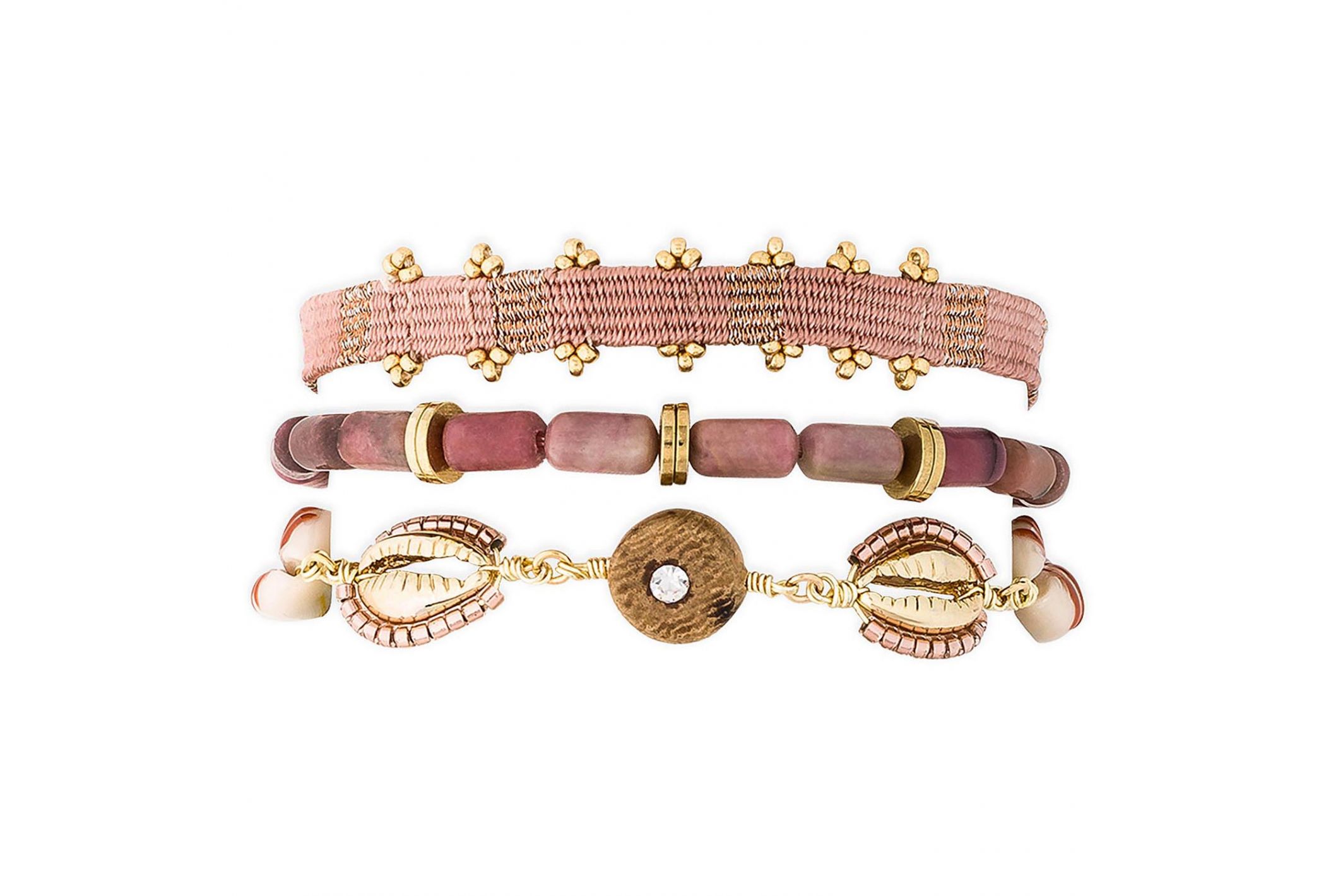 Hipanema Cuff Robinson Blush blush