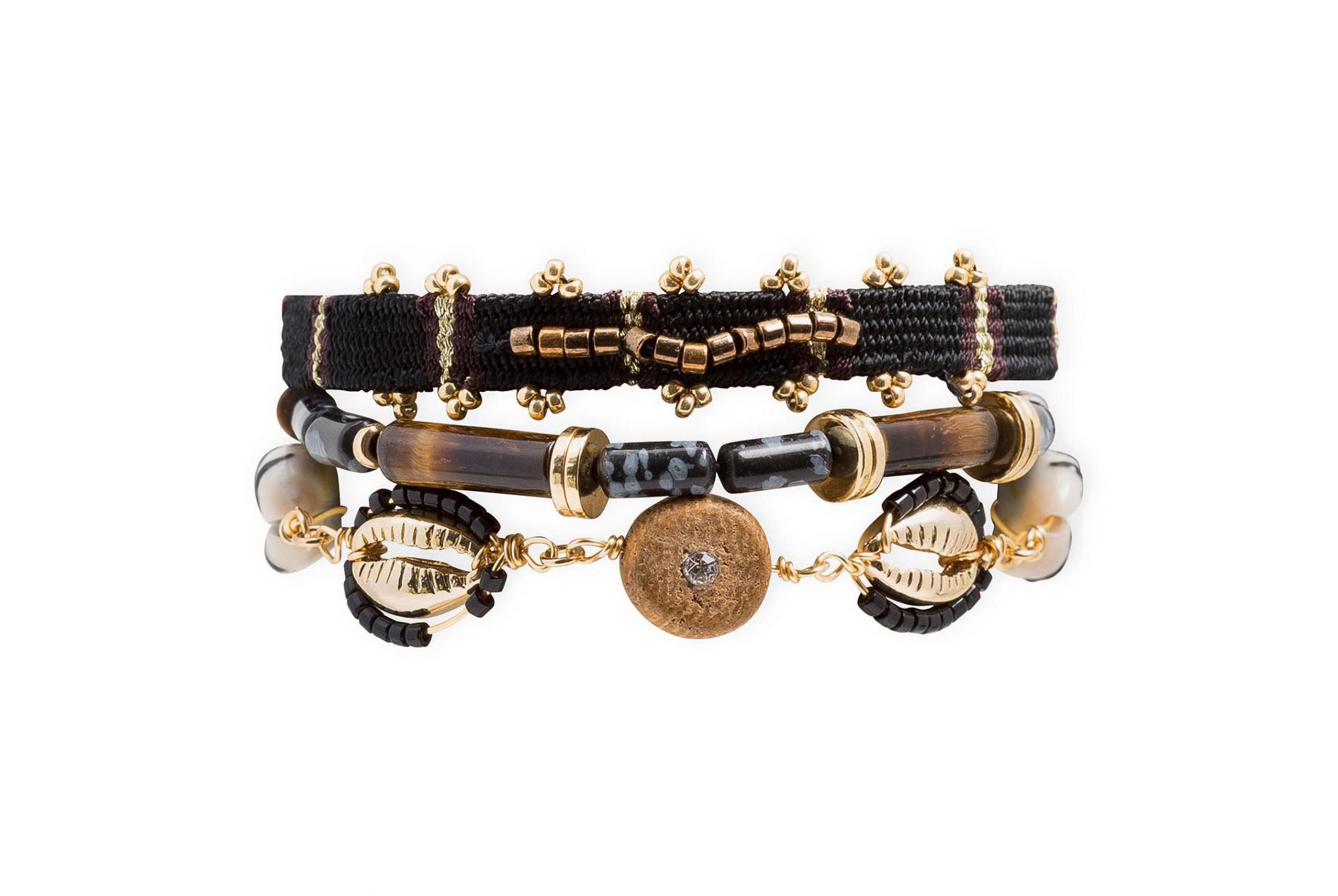 Hipanema Cuff Robinson Black Black