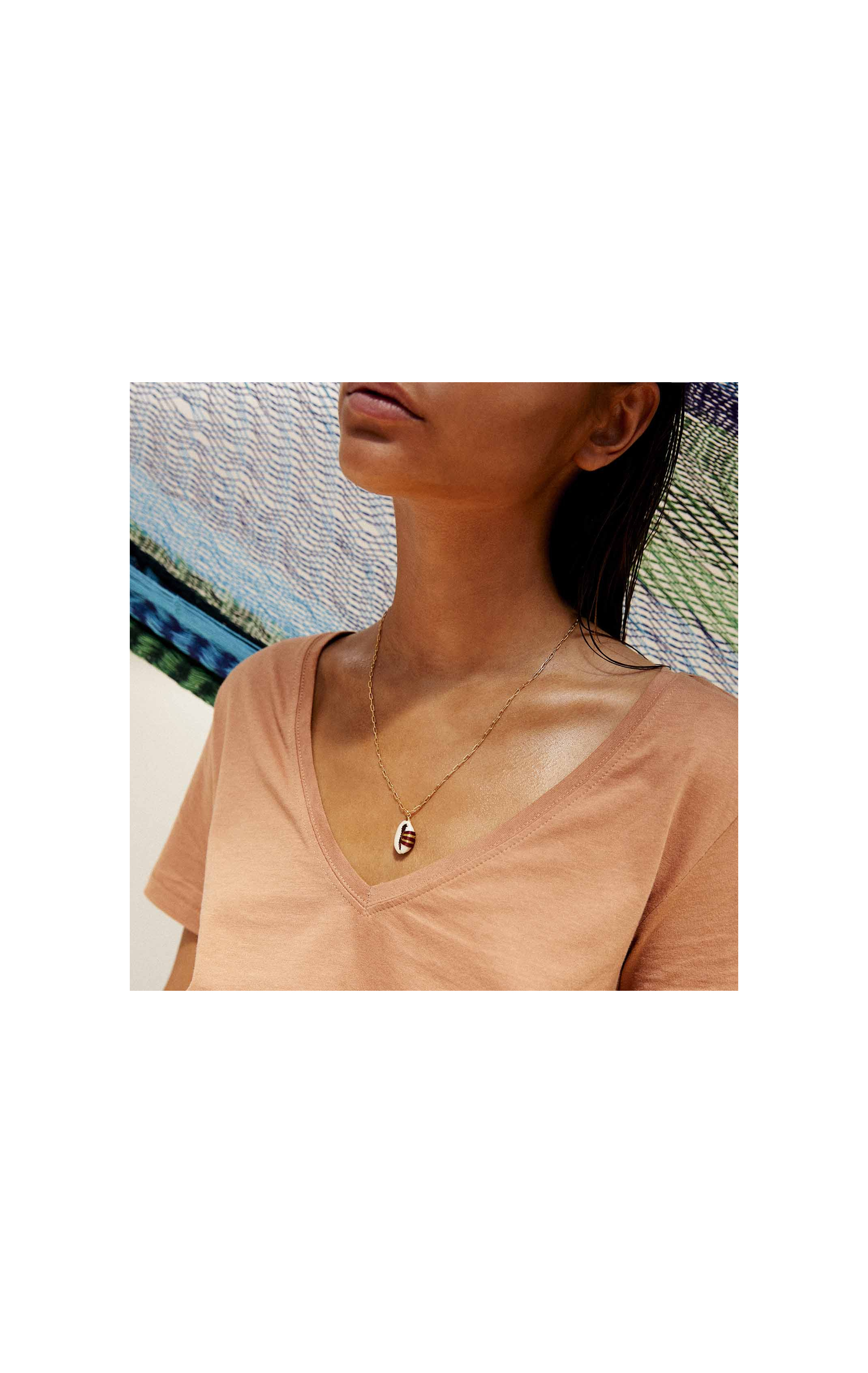 Collier Noumea Bordeaux