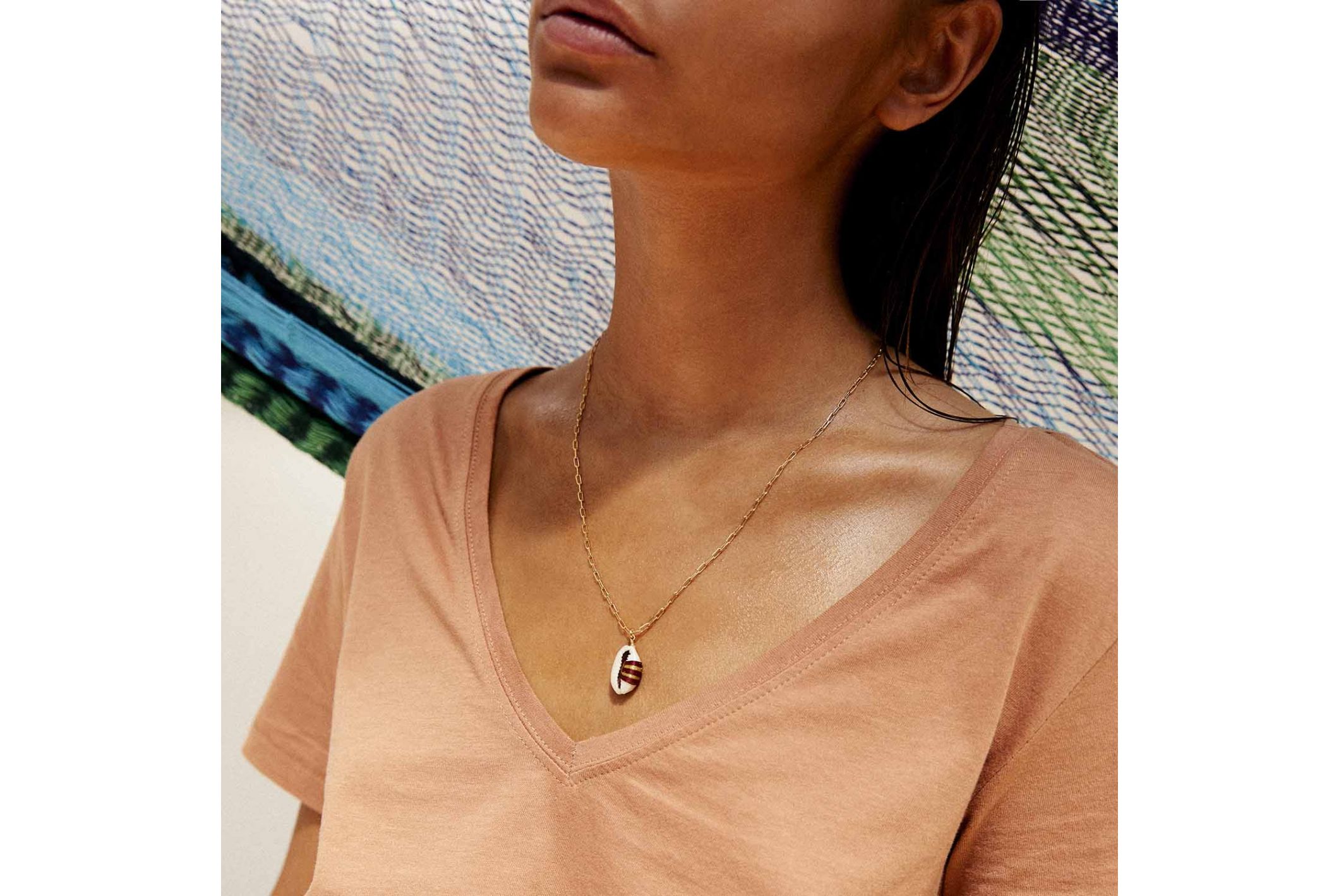 Collier Noumea Bordeaux