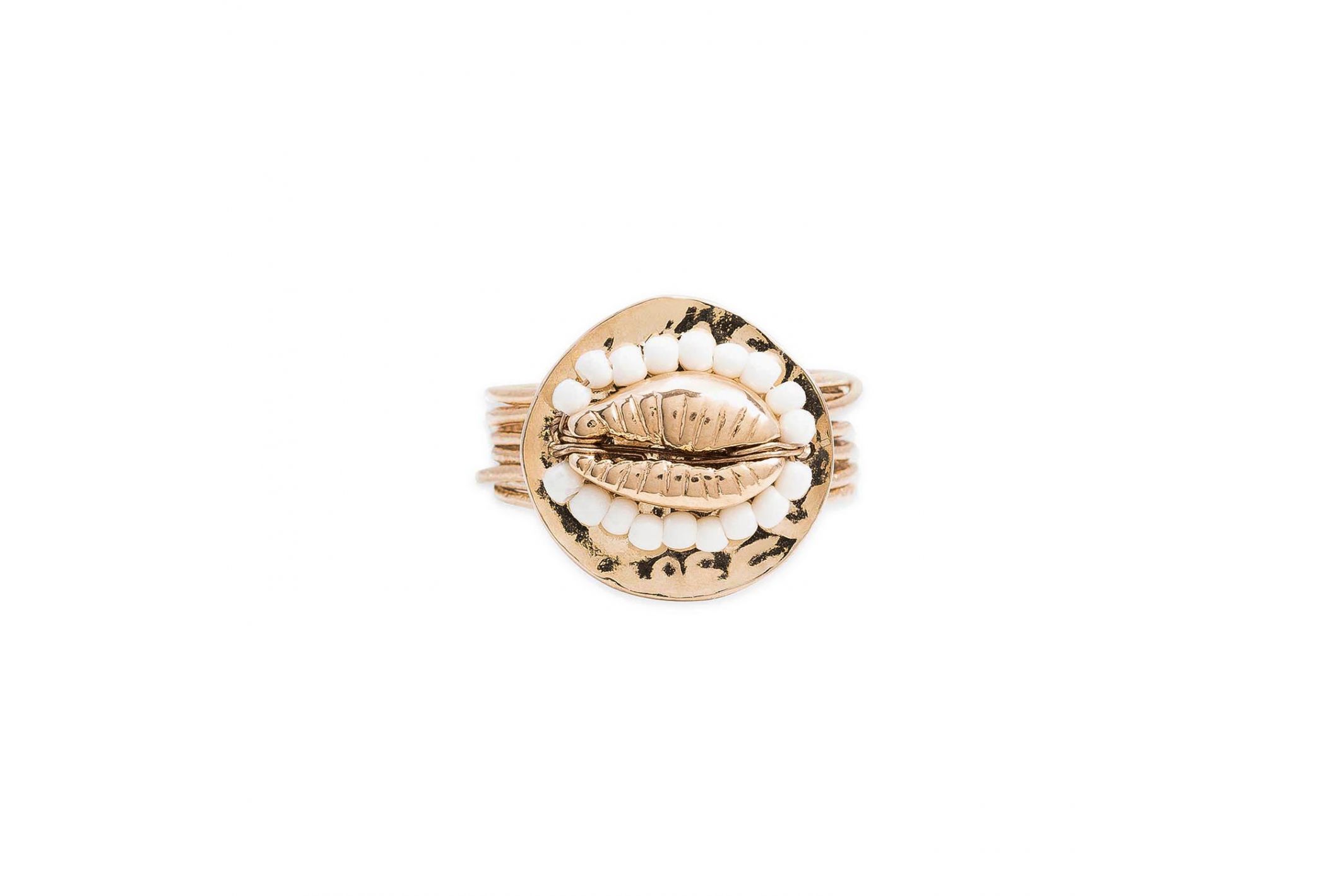 Hipanema Ring Solar Gold Gold