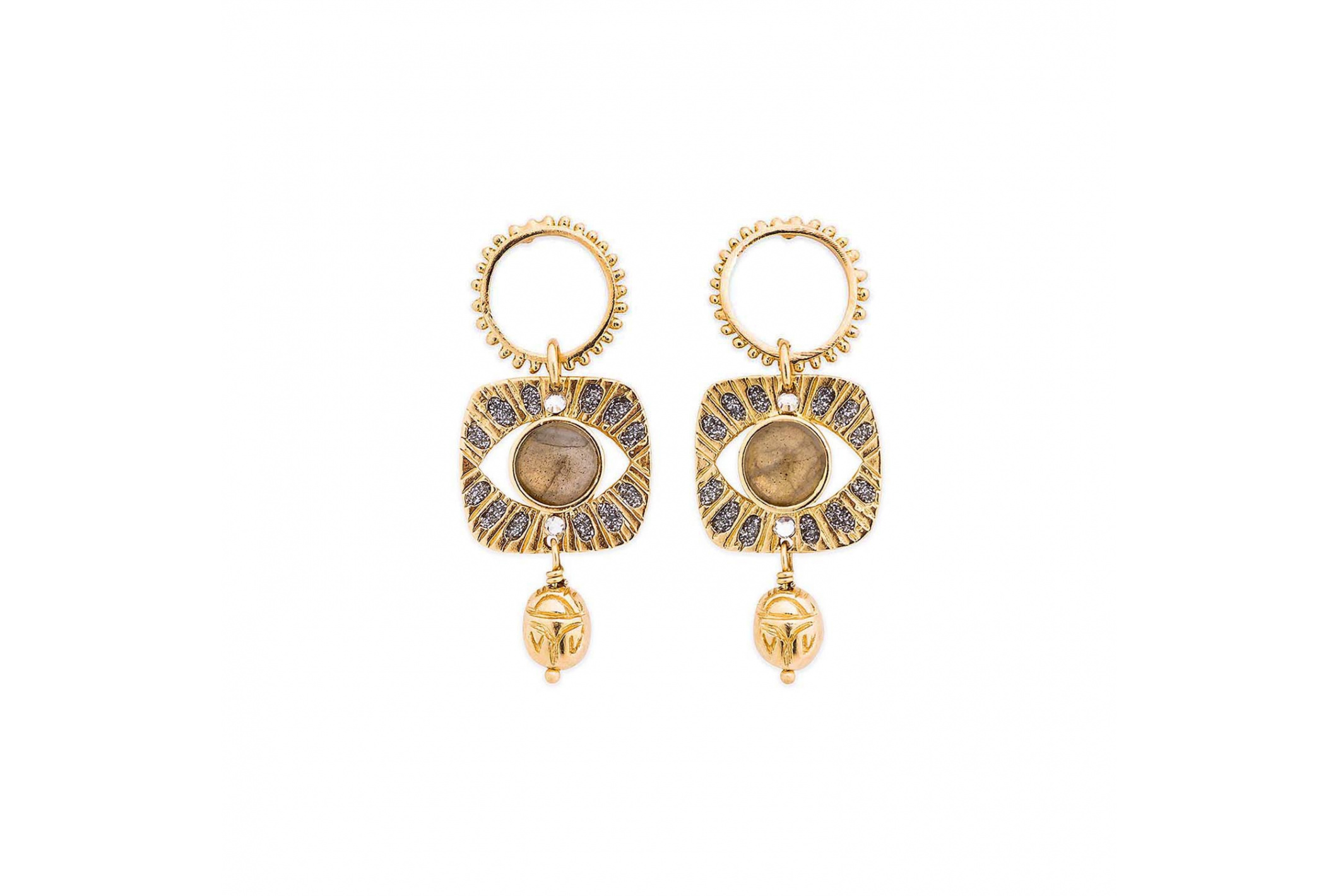 Hipanema Earrings Alexandrie Gold Gold