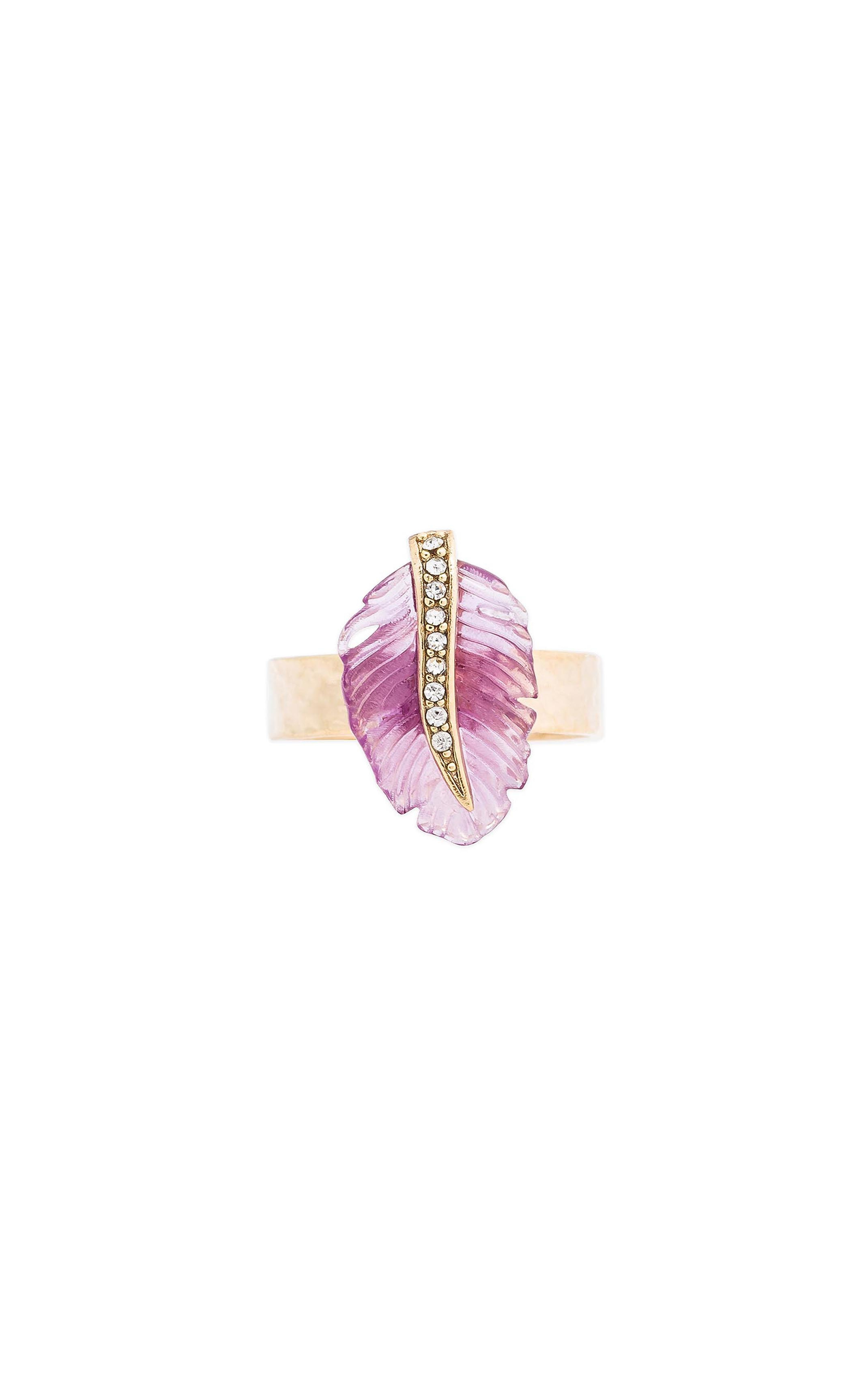 Ring Badiane Amethyste Violet Amethyste