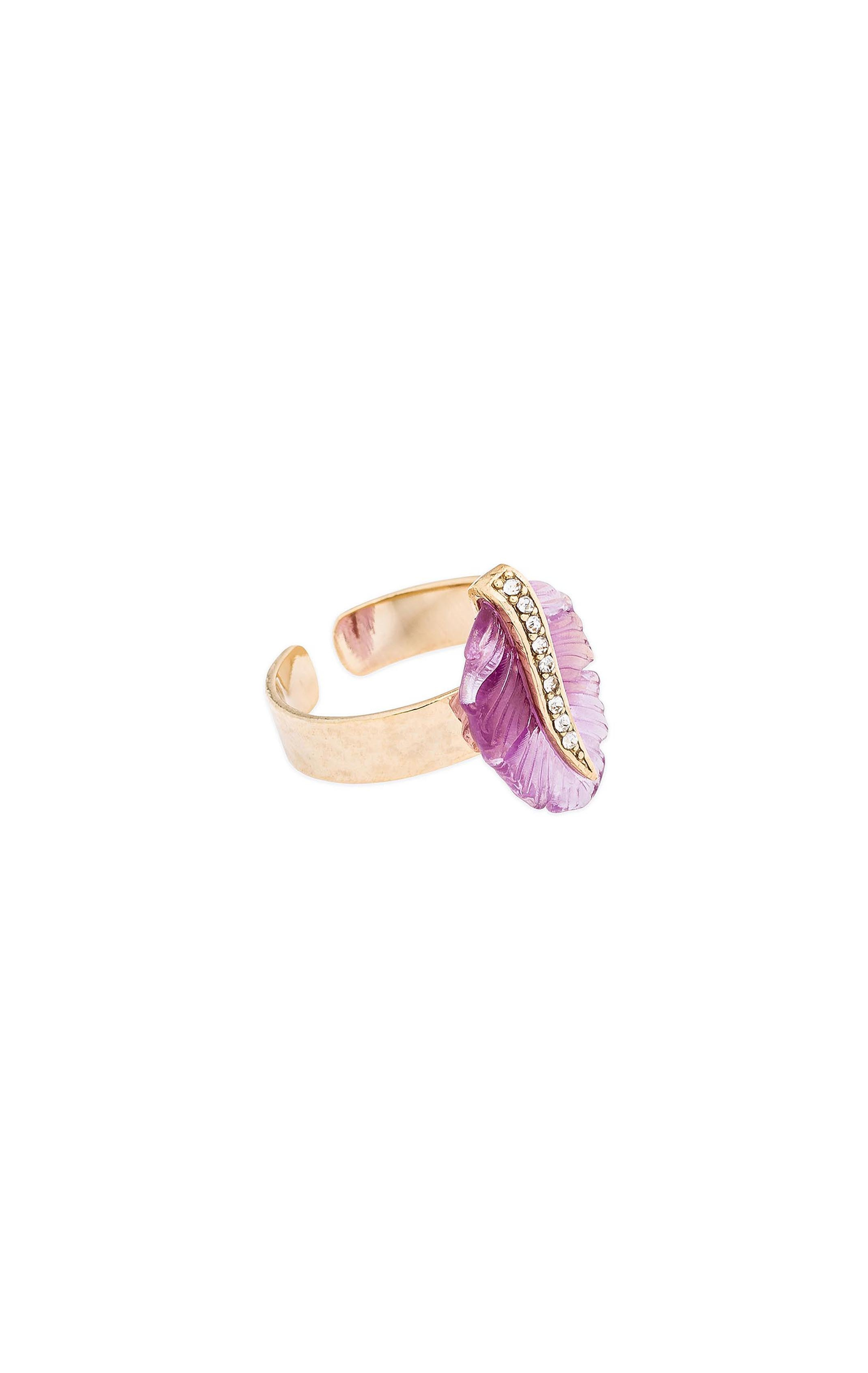 Ring Badiane Amethyste Violet Amethyste