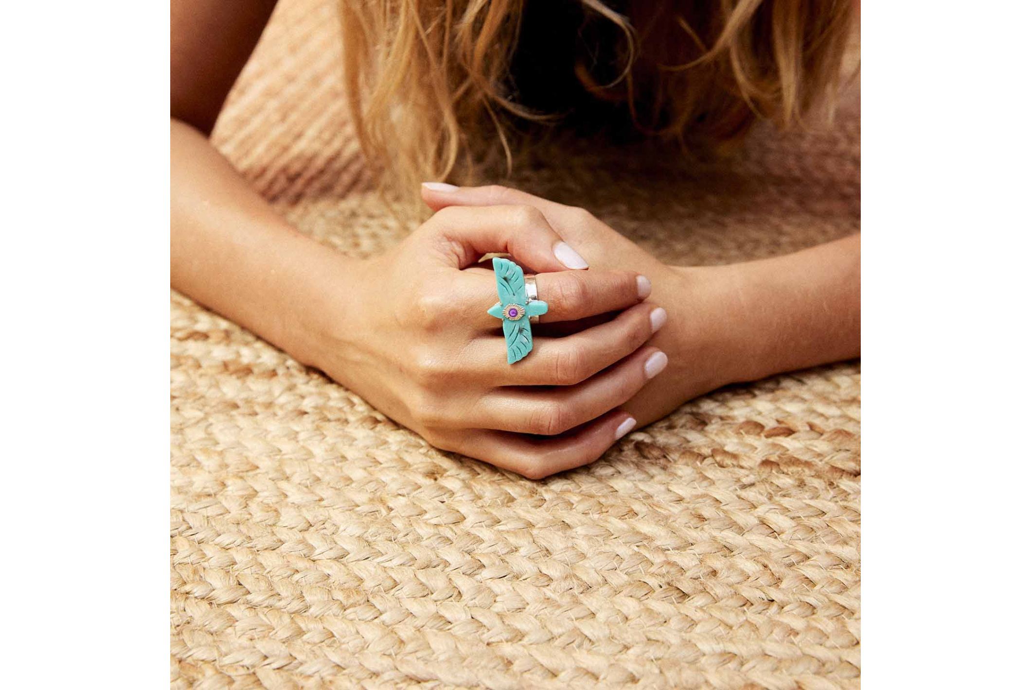 Hipanema Ring Chica Turquoise