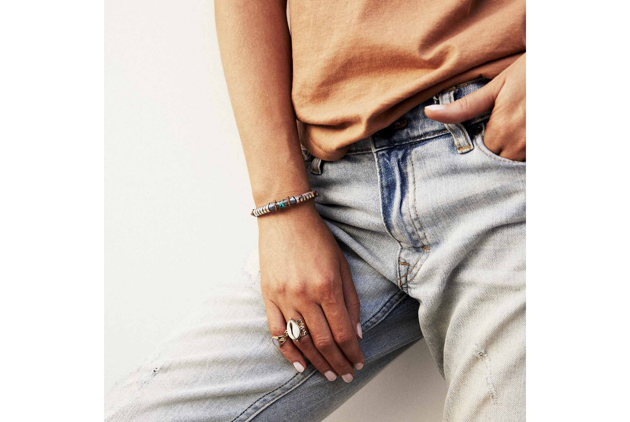 Hipanema Bracelet Boris Silver Silver