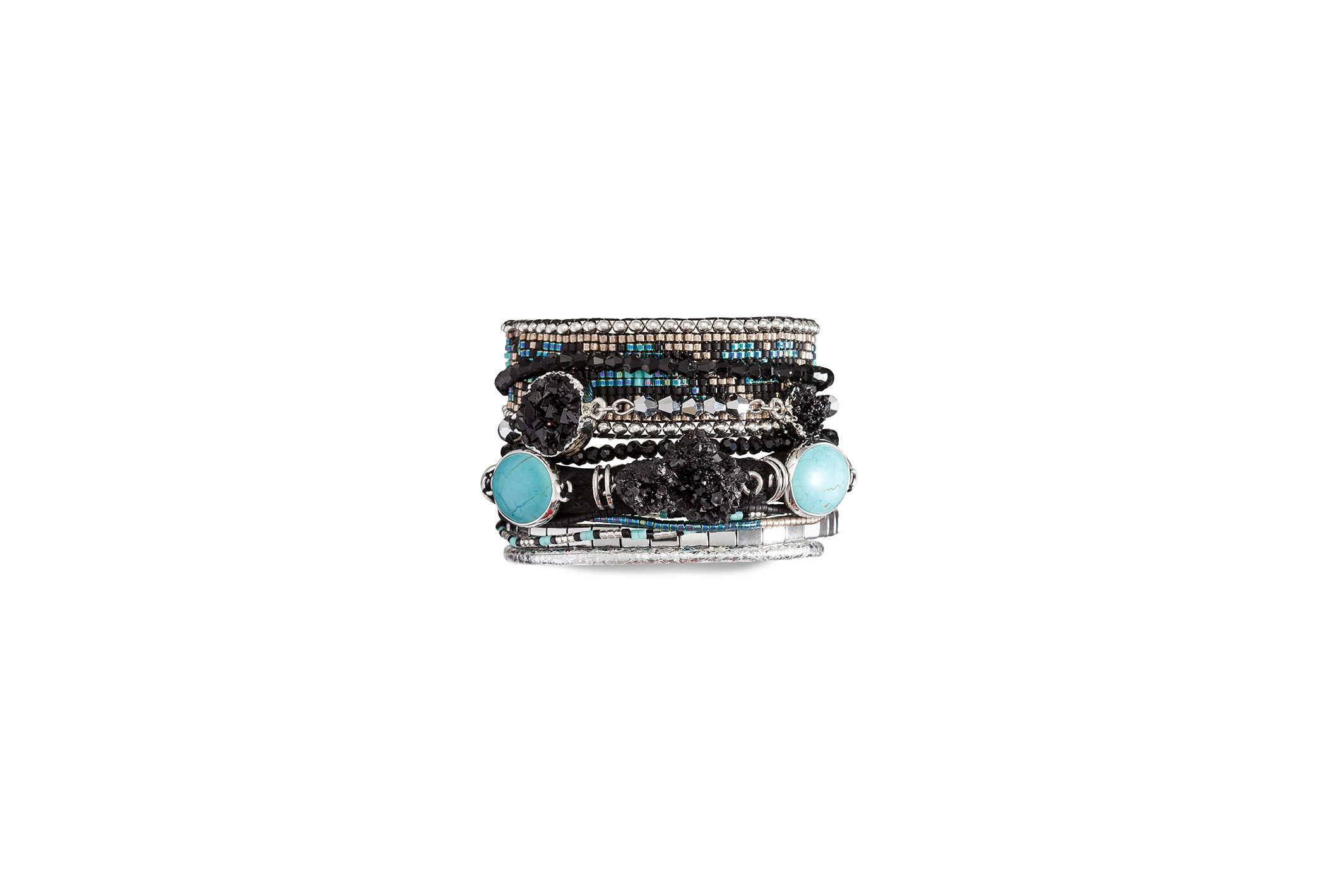 Hipanema Cuff Carbon Black