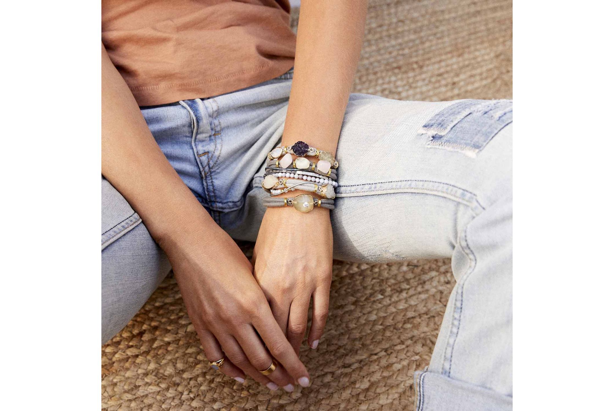 Hipanema Cuff Mist Grey
